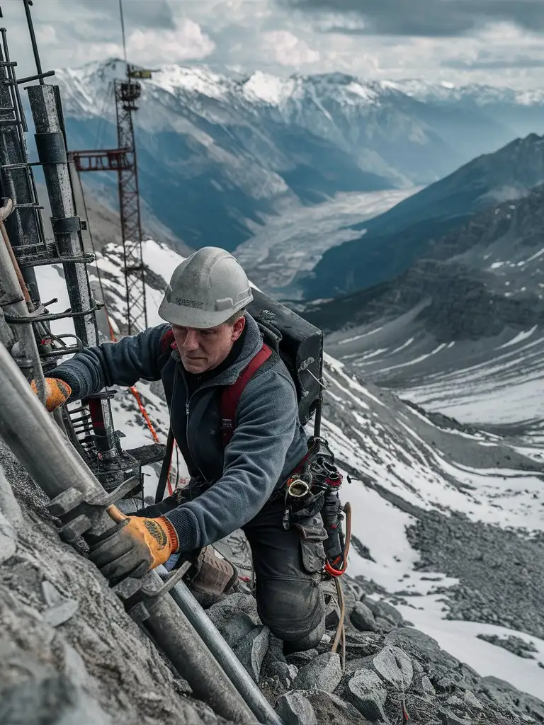 Mountain-Engineer-Constructing-Alpine-Shelter
