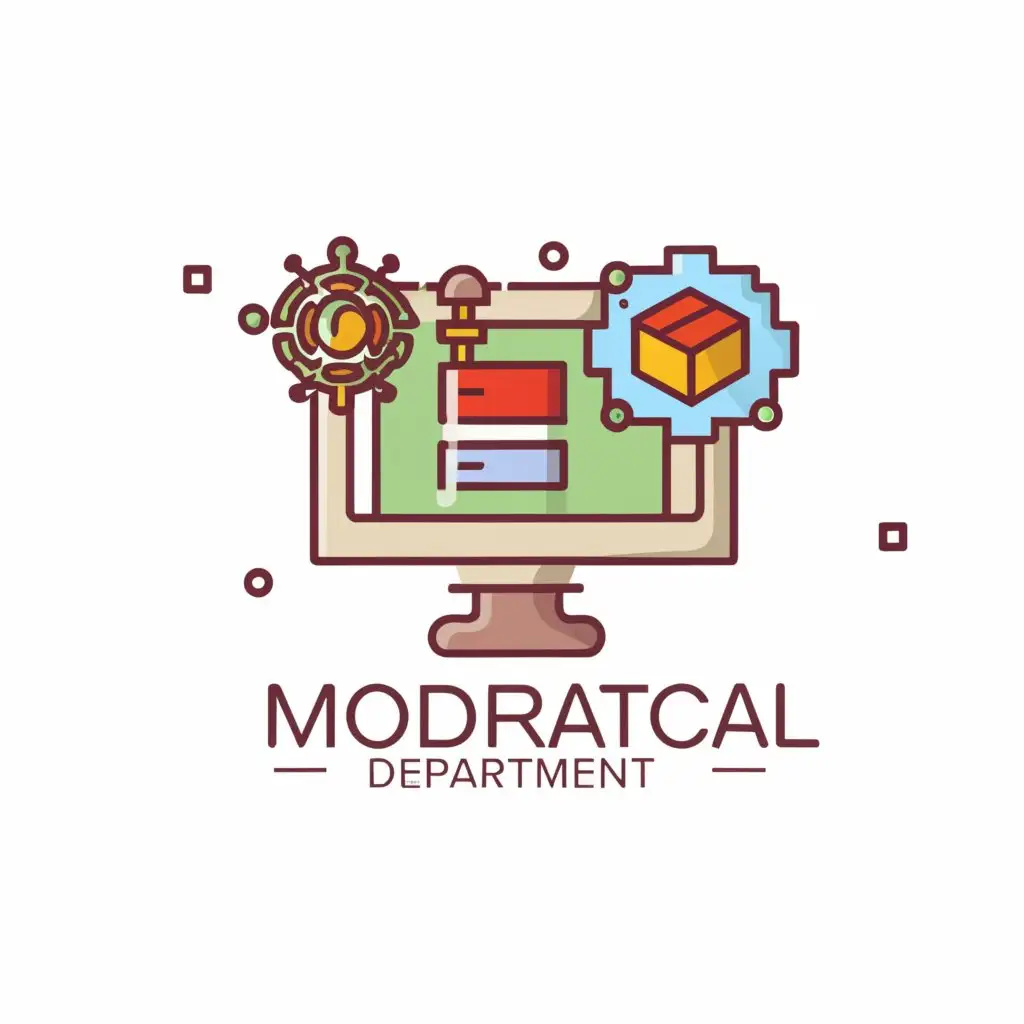 a logo design,with the text "Informational-analytical department", main symbol:Monitor,Moderate,be used in Internet industry,clear background