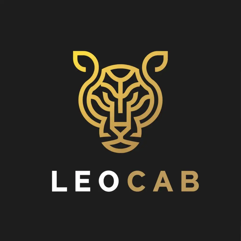 a logo design,with the text "LEOCAB", main symbol:A LEOPARD,complex,be used in CABLE MANUFACTURE industry,clear background
