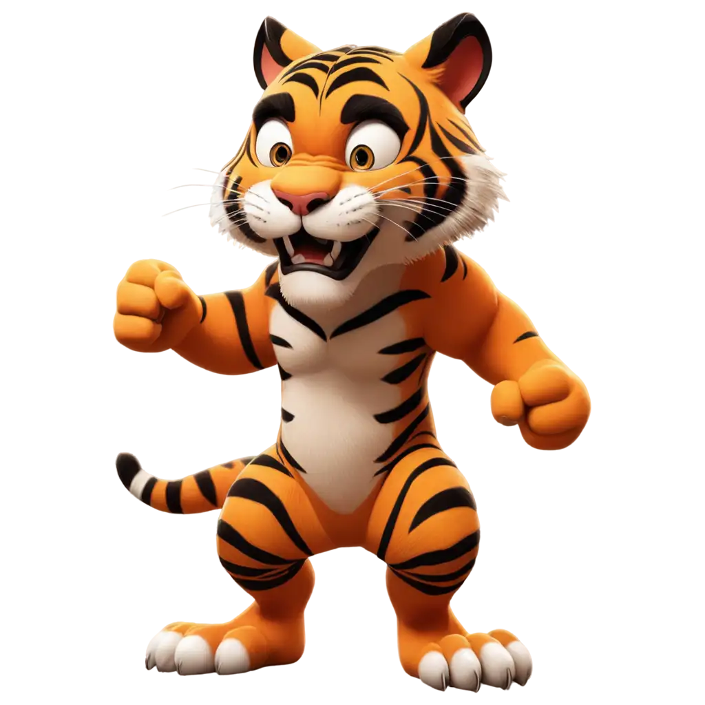 Angry-Tiger-Cartoon-PNG-Expressive-Illustration-of-a-Ferocious-Feline