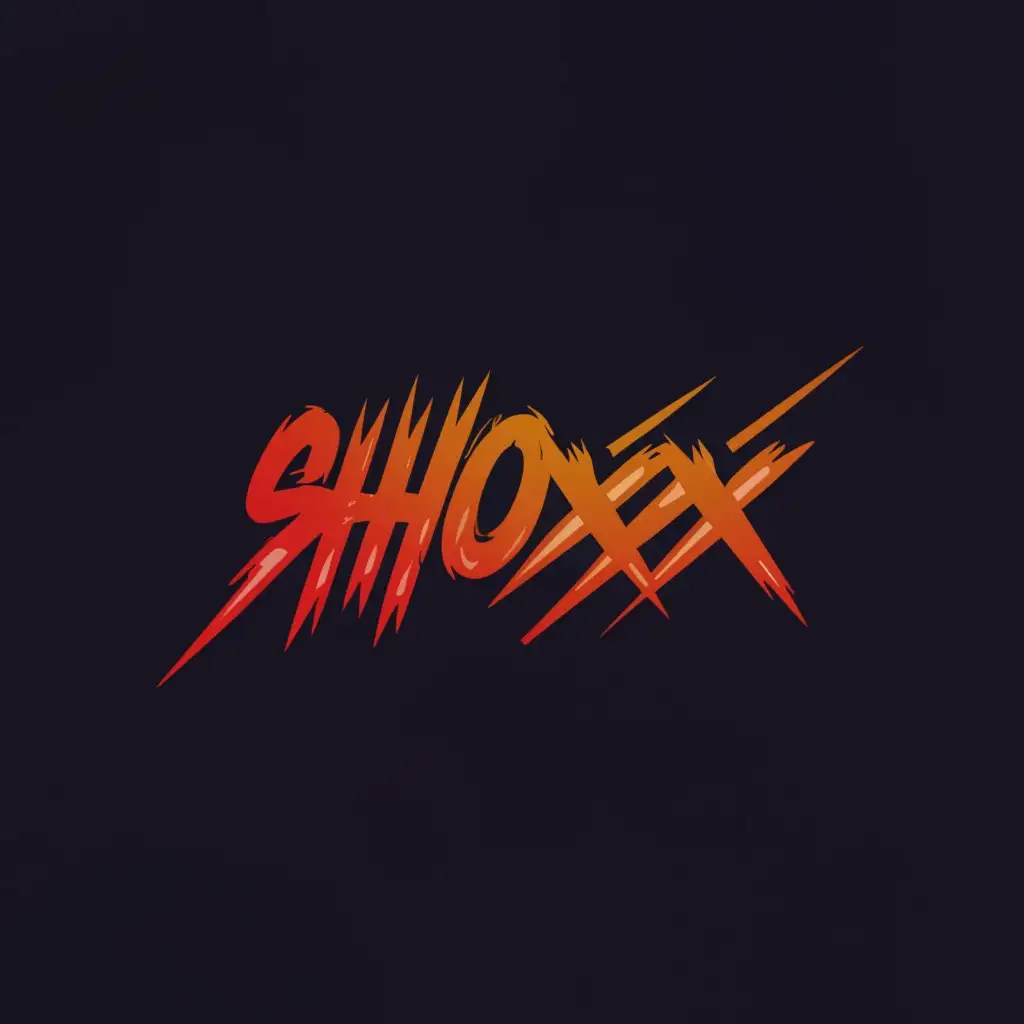 a logo design,with the text "SHOXX", main symbol:electrified nocturnal demon,Moderate,be used in Internet industry,clear background