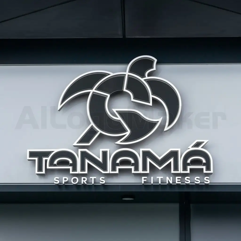a logo design,with the text "Tanamá", main symbol:Turtle,Moderate,be used in Sports Fitness industry,clear background