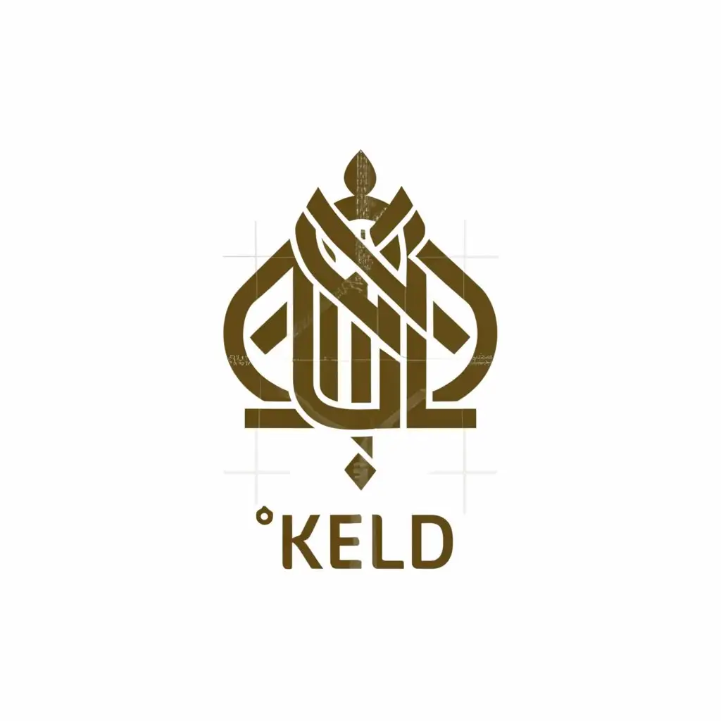 a logo design,with the text "Keld", main symbol:create Classic & Elegant Brand  logo called  "كلد  Keld",
   the logo name is  "كلد  Keld",  for real estate investment, 

 create a classic and elegant brand identity for my company. This will include a logo, business cards, letterhead, and an envelope.  I'm looking for a coherent, elegant, and timeless design that reflects my brand's essence.
- Represent company Services in real estate investments,
- Trust & Elegant: The logo and the accompanying brand identity materials need to embody a classic and elegant style.
- Coherence: The design should be consistent across all elements, ensuring a coherent and unified brand identity package.


Company Name In Arabic
كلد
Keld
,complex,be used in real estate investment industry,clear background