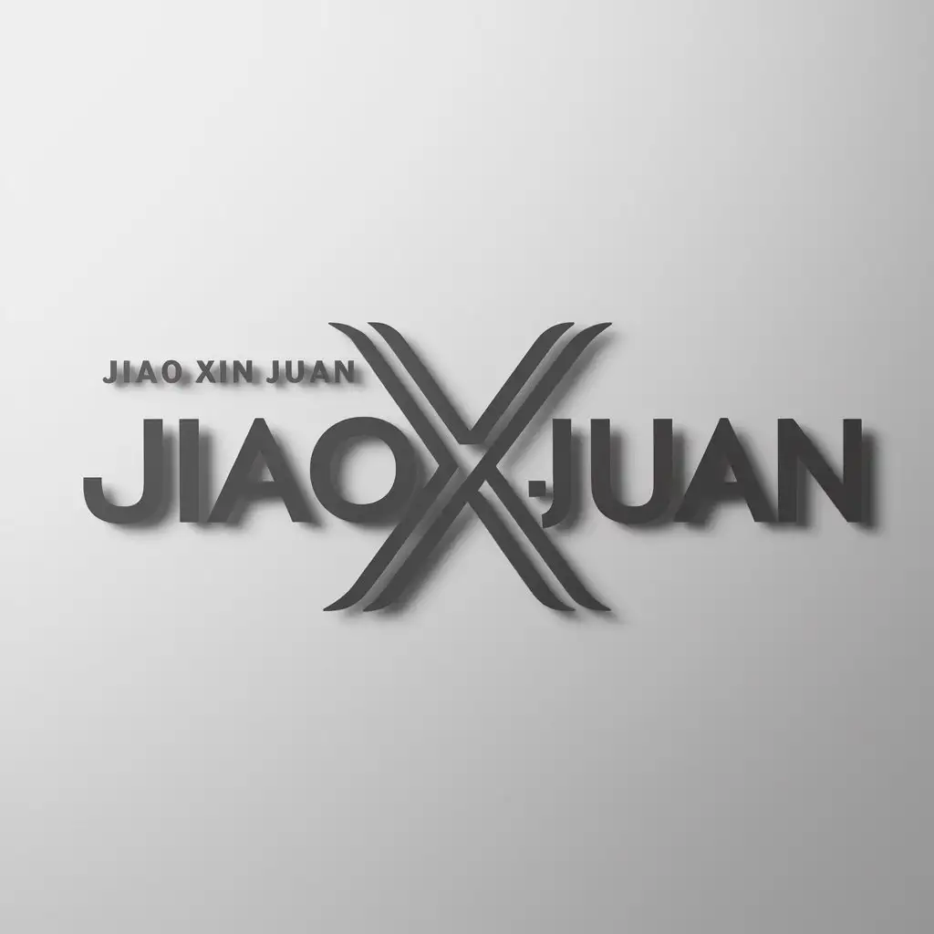 LOGO-Design-For-Jiao-Xin-Juan-Simple-and-Elegant-TextBased-Logo-Design