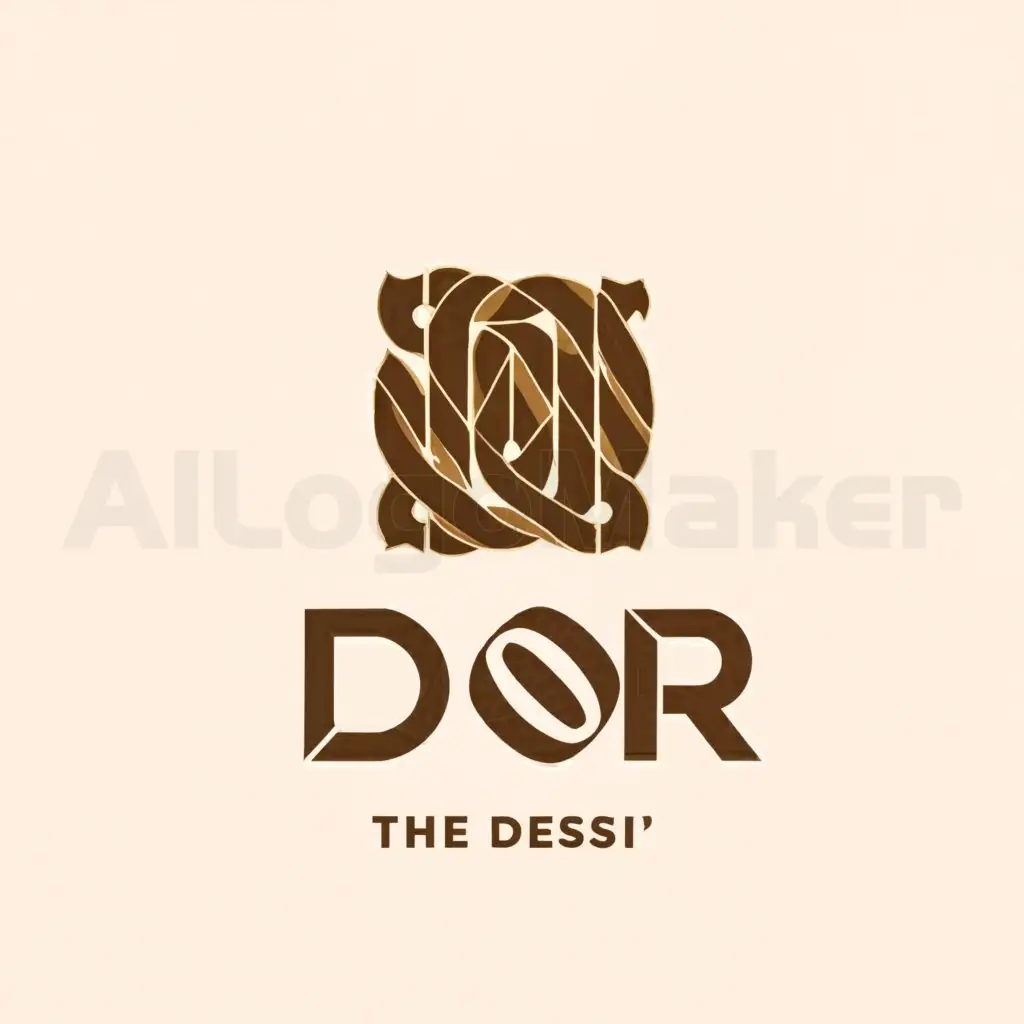 a logo design,with the text "dor", main symbol:the desi,complex,be used in Technology industry,clear background