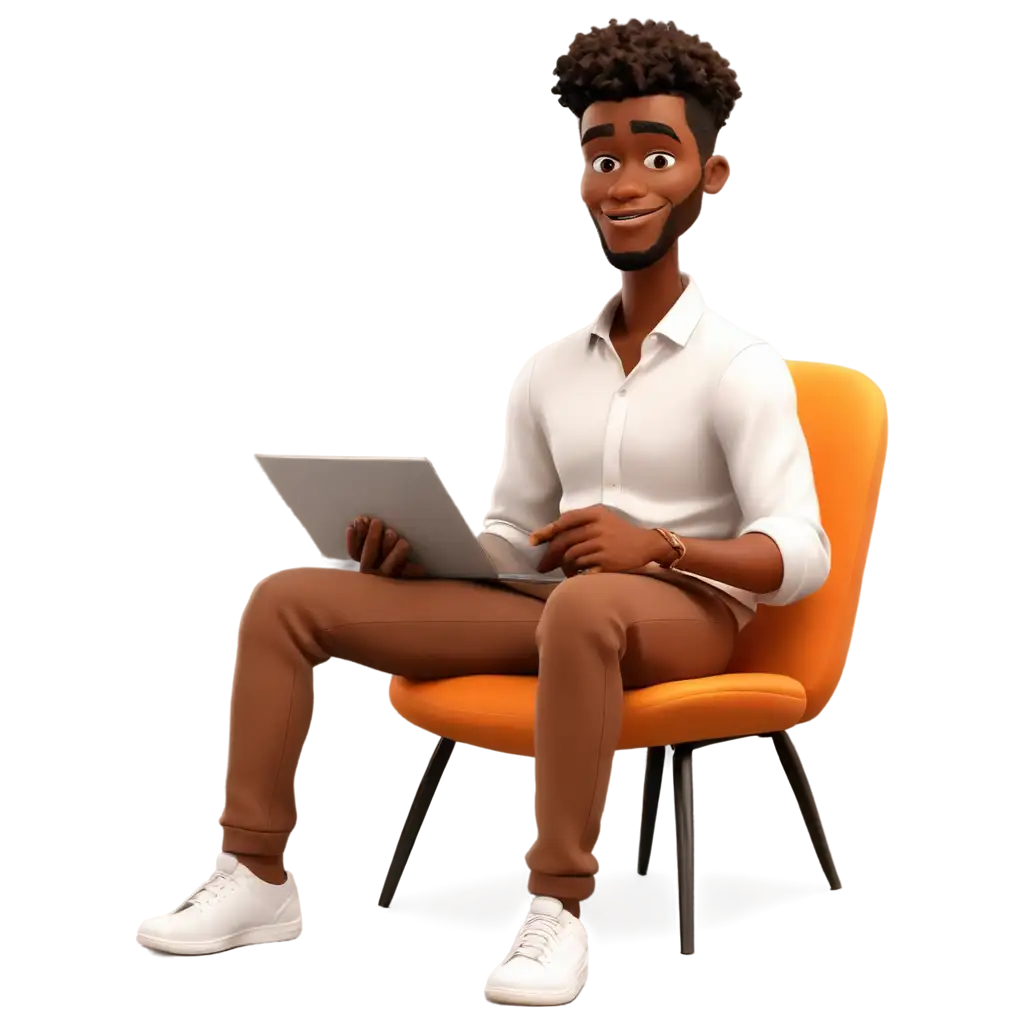 Cartoon-African-Man-Sitting-on-Sofa-PNG-Image-Vibrant-and-Expressive-Illustration