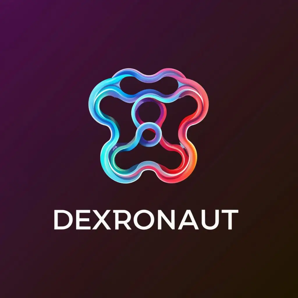 a logo design,with the text "Dextronaut", main symbol:gadgets,complex,be used in Technology industry,clear background
