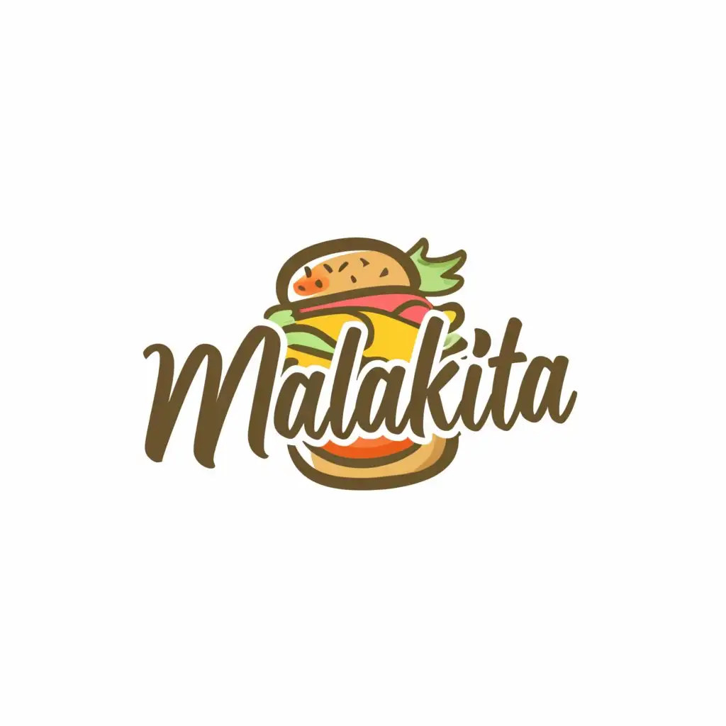 a logo design,with the text "Malakita", main symbol:sandwich,Moderate,be used in Restaurant industry,clear background