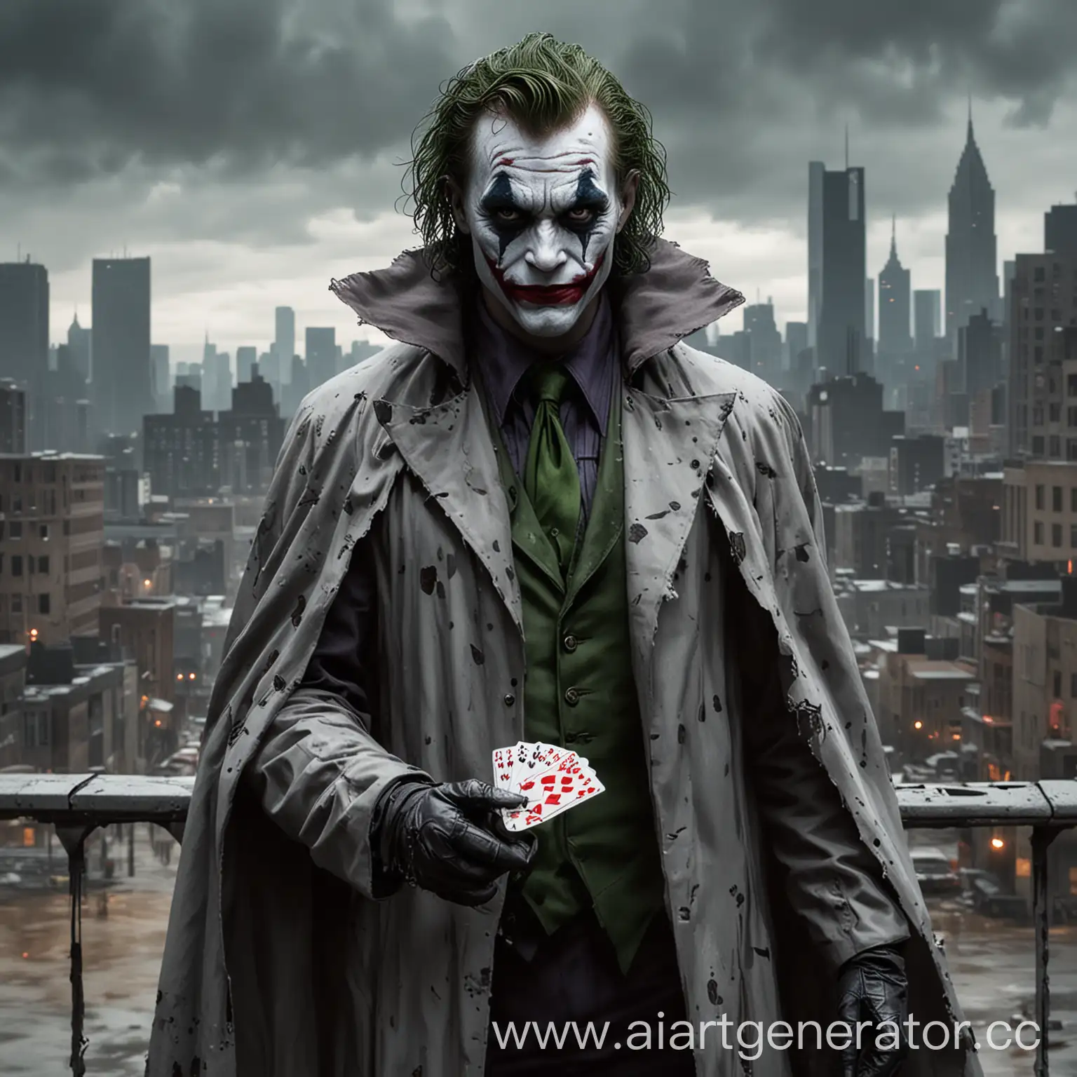 Mysterious-Joker-Figure-Holding-a-Card-in-Dark-Cityscape