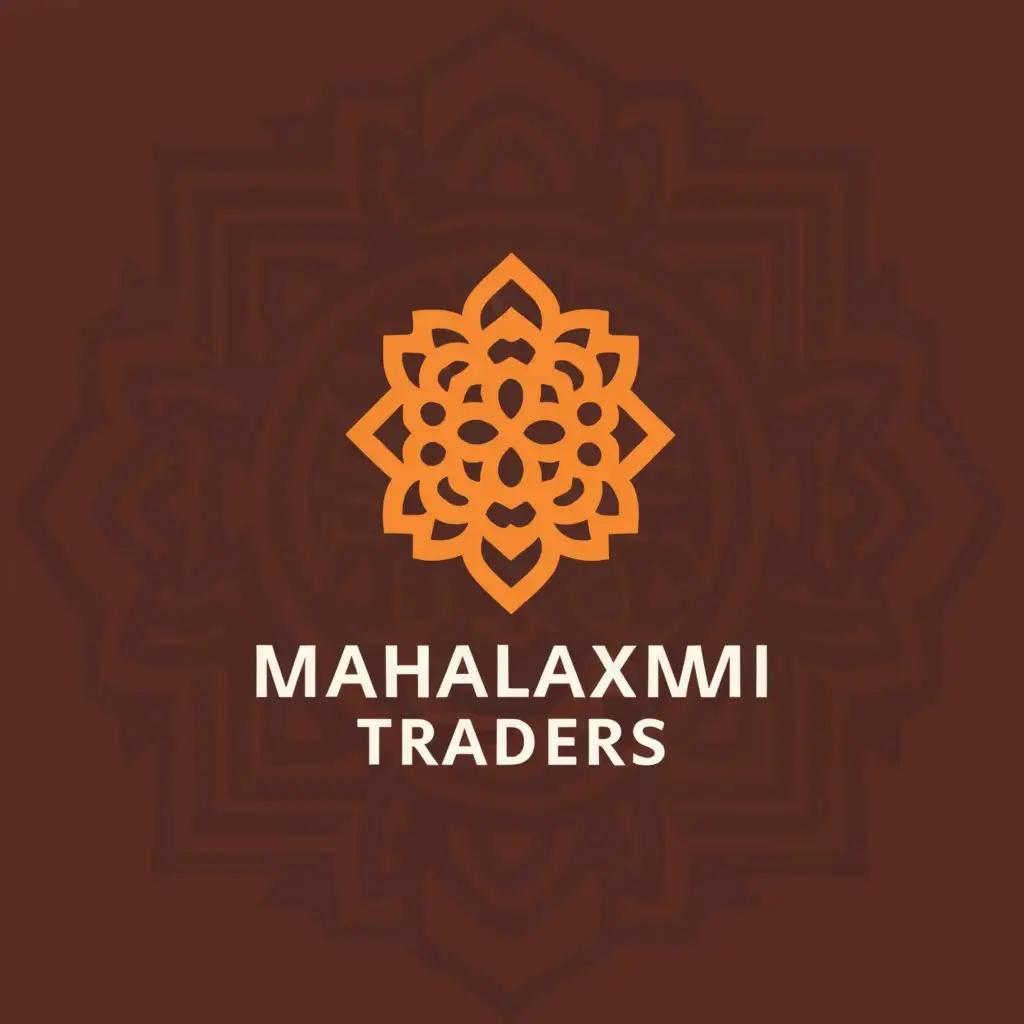 a logo design,with the text "Mahalaxmi Traders", main symbol:Mahalaxmi Traders,complex,be used in Others industry,clear background