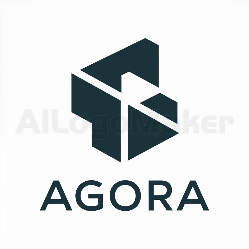 a logo design,with the text "Agora", main symbol:programmnoe obespicheniye,Moderate,be used in Technology industry,clear background