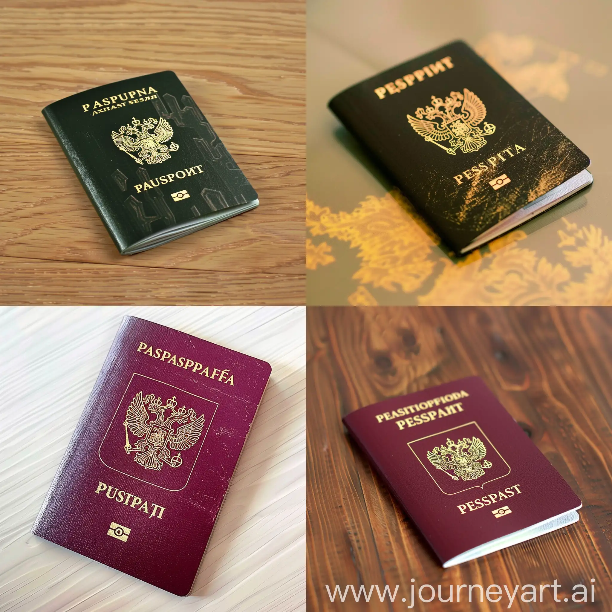 Russian-Federation-Passport-Illustration-Official-Travel-Document-with-National-Emblem