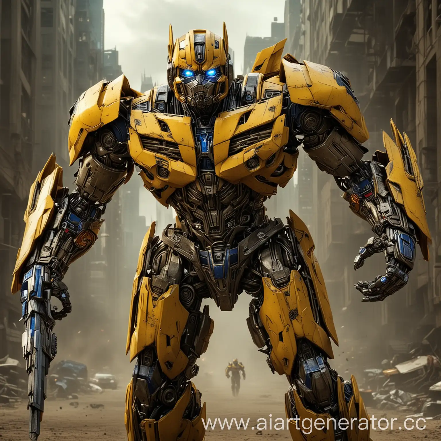 Transformers-8-Bumblebee-Battling-Decepticons-in-Urban-Warfare