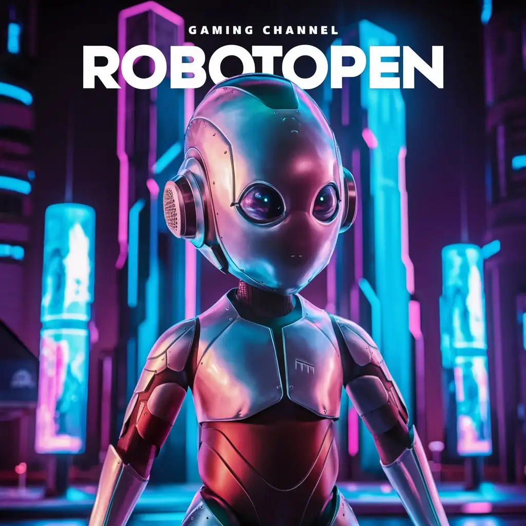 Avatar for a gaming channel named "Robotopen"