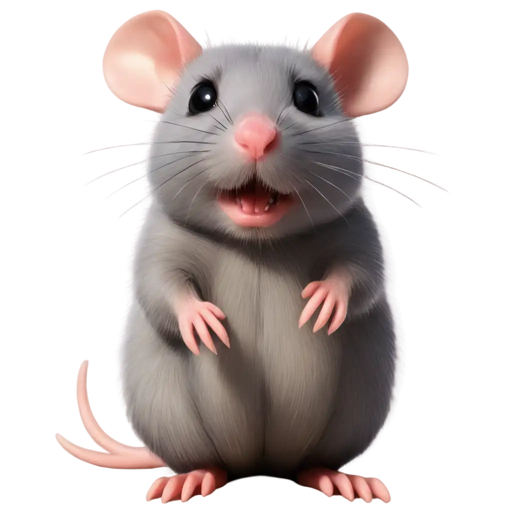 a cute rat cartoon