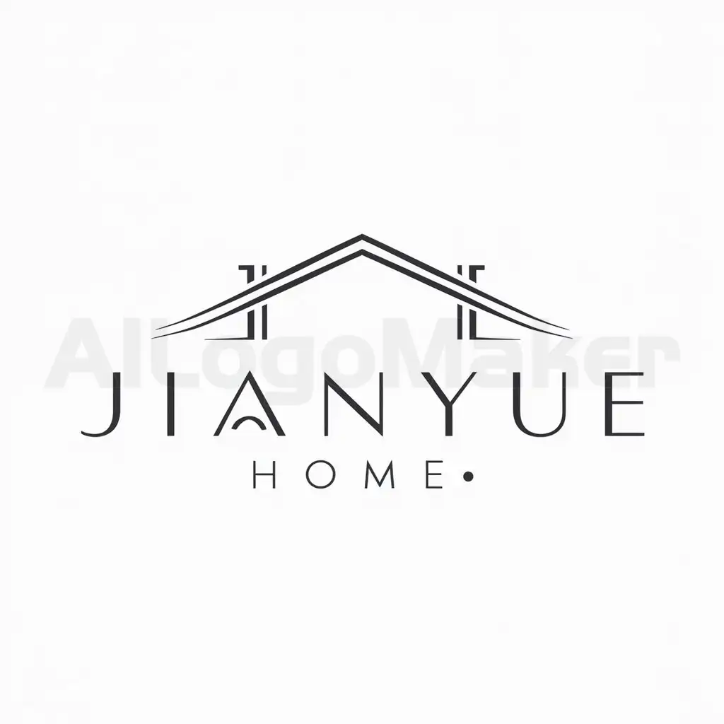 a logo design,with the text "Jianyue Home", main symbol:minimalistic, modern, luxurious,Minimalistic,be used in Others industry,clear background