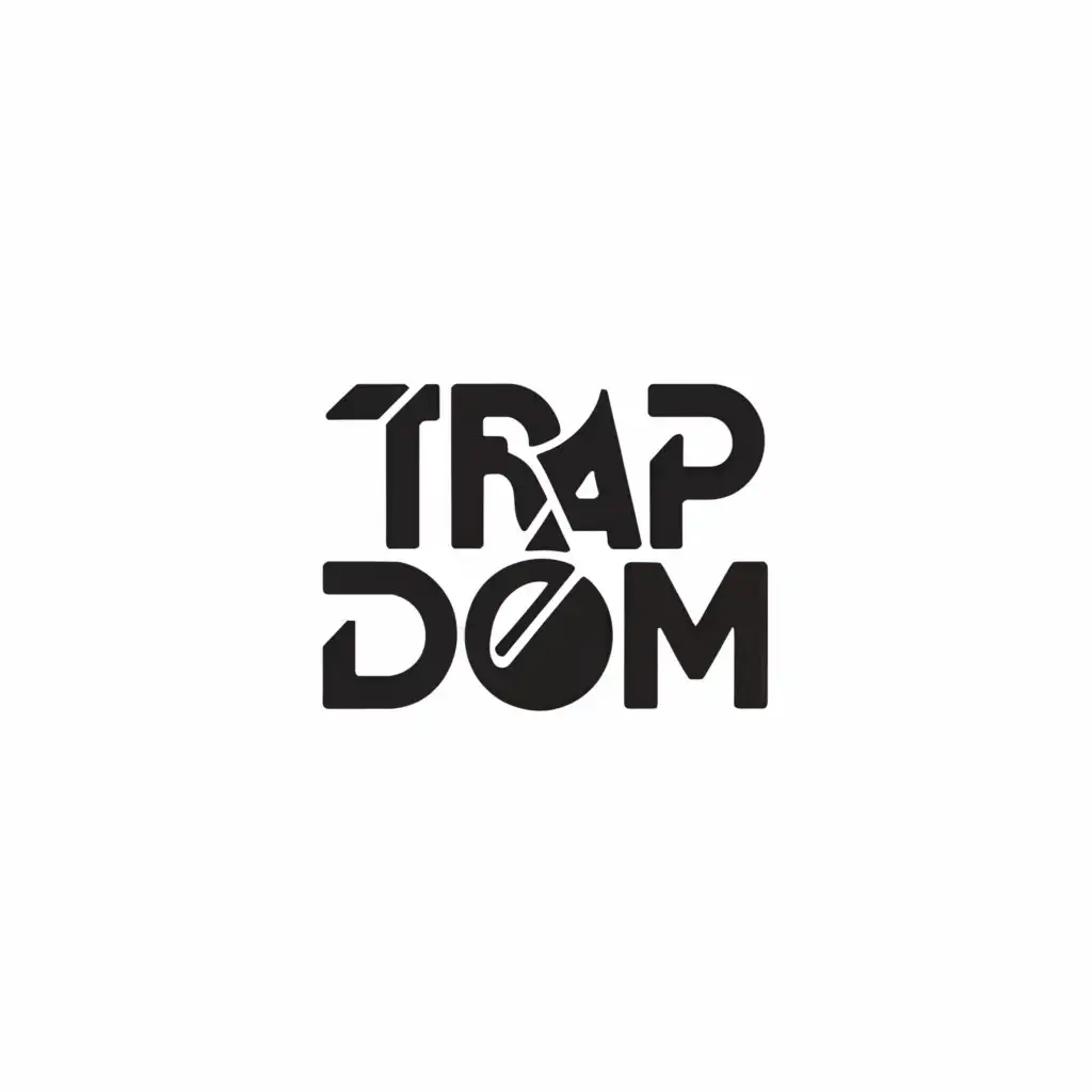 LOGO-Design-For-TRAP-DOM-HangoutThemed-Minimalistic-Design-for-Entertainment-Industry