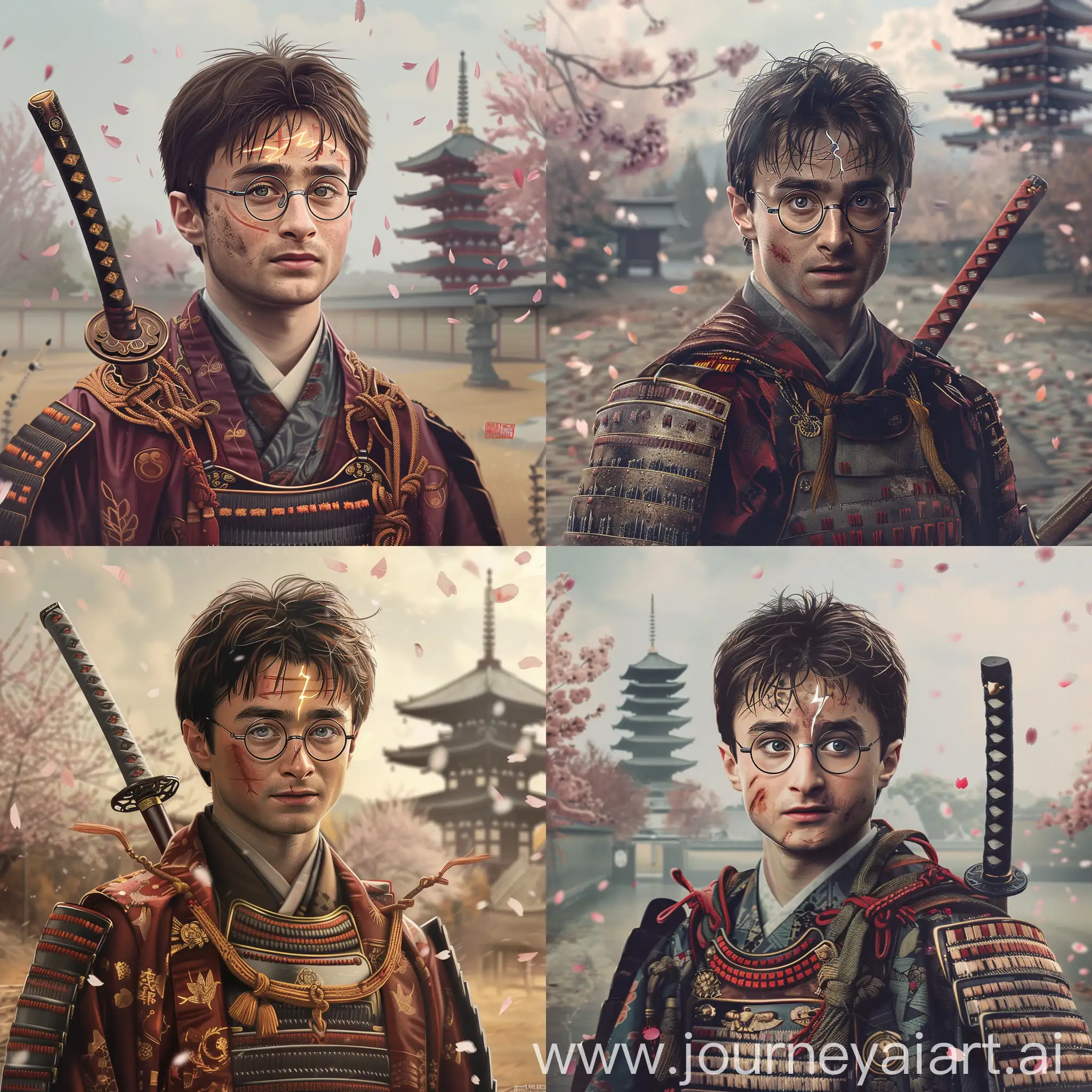 Harry-Potter-Samurai-Wizard-in-Traditional-Japanese-Armor