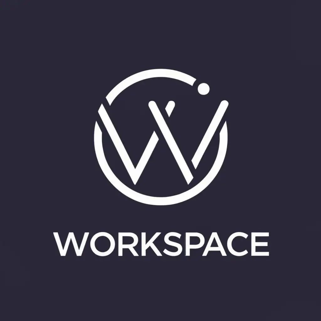 LOGO-Design-For-Workspace-Clean-and-Modern-Text-with-TechInspired-Symbol