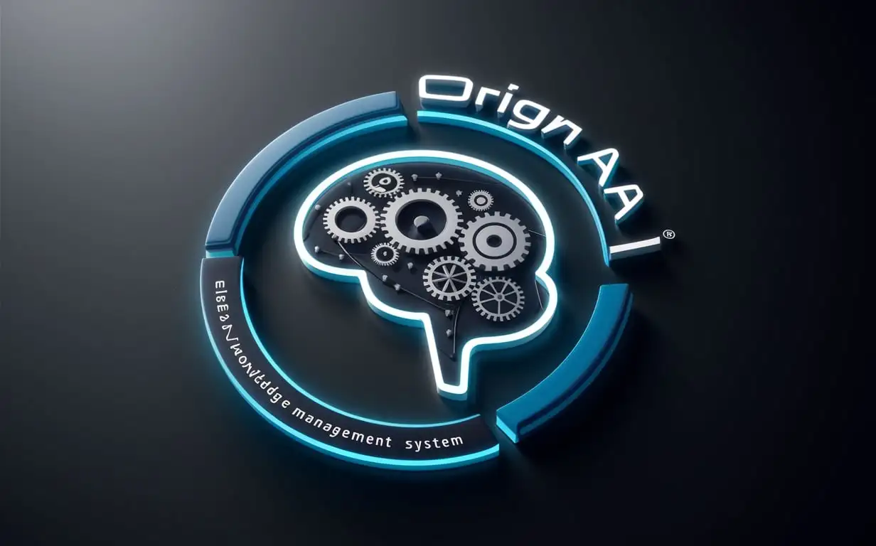 Design AI personal knowledge management system's logo