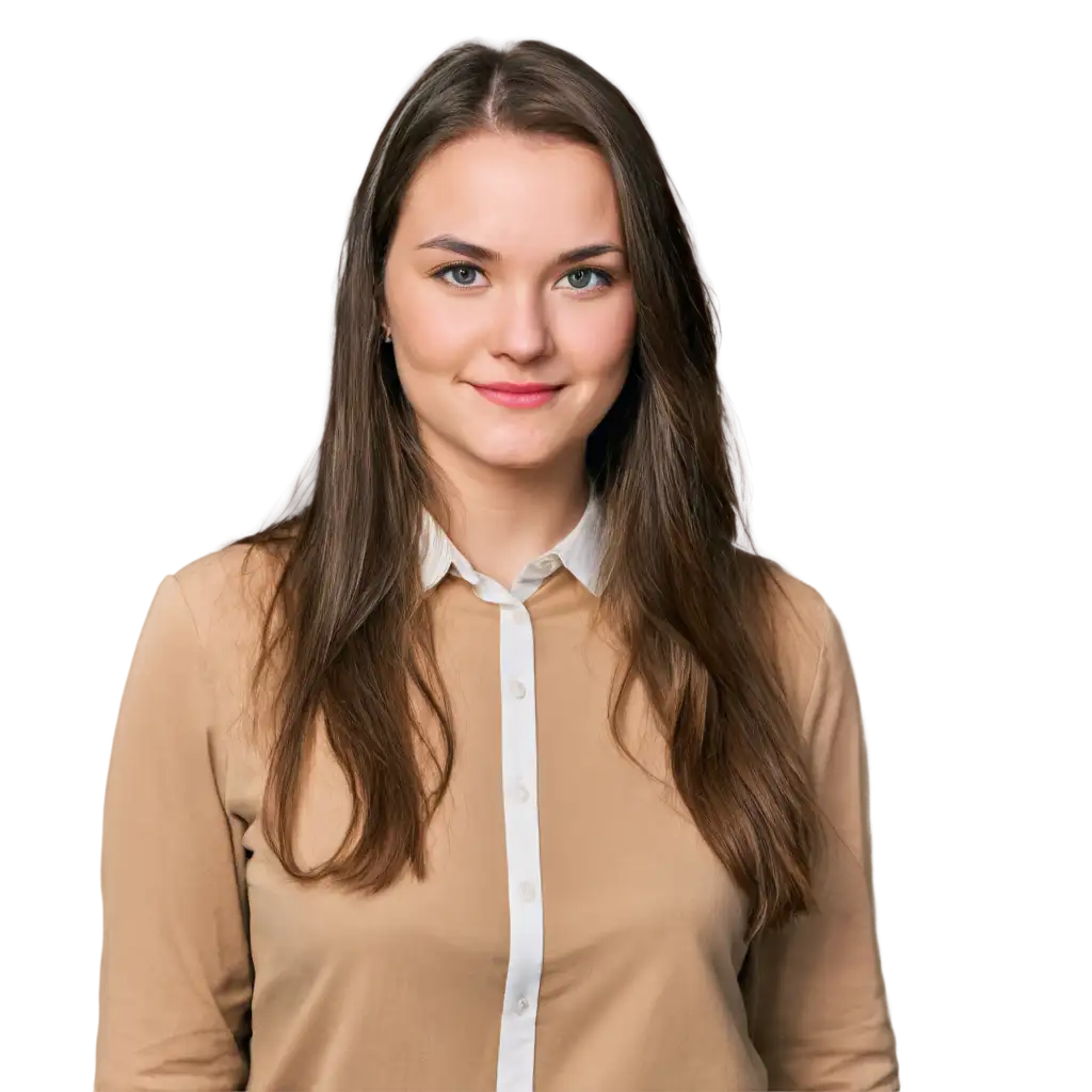 HighQuality-PNG-Image-of-a-25YearOld-American-Woman-with-a-Collared-Shirt