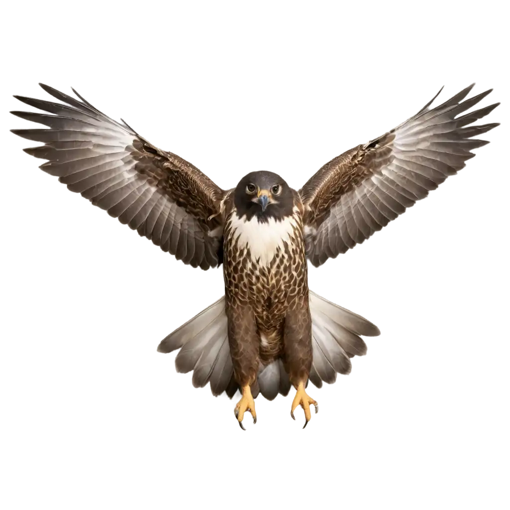 Majestic-Falcon-with-Open-Wings-and-Heart-PNG-HighQuality-Imagery-for-Your-Needs