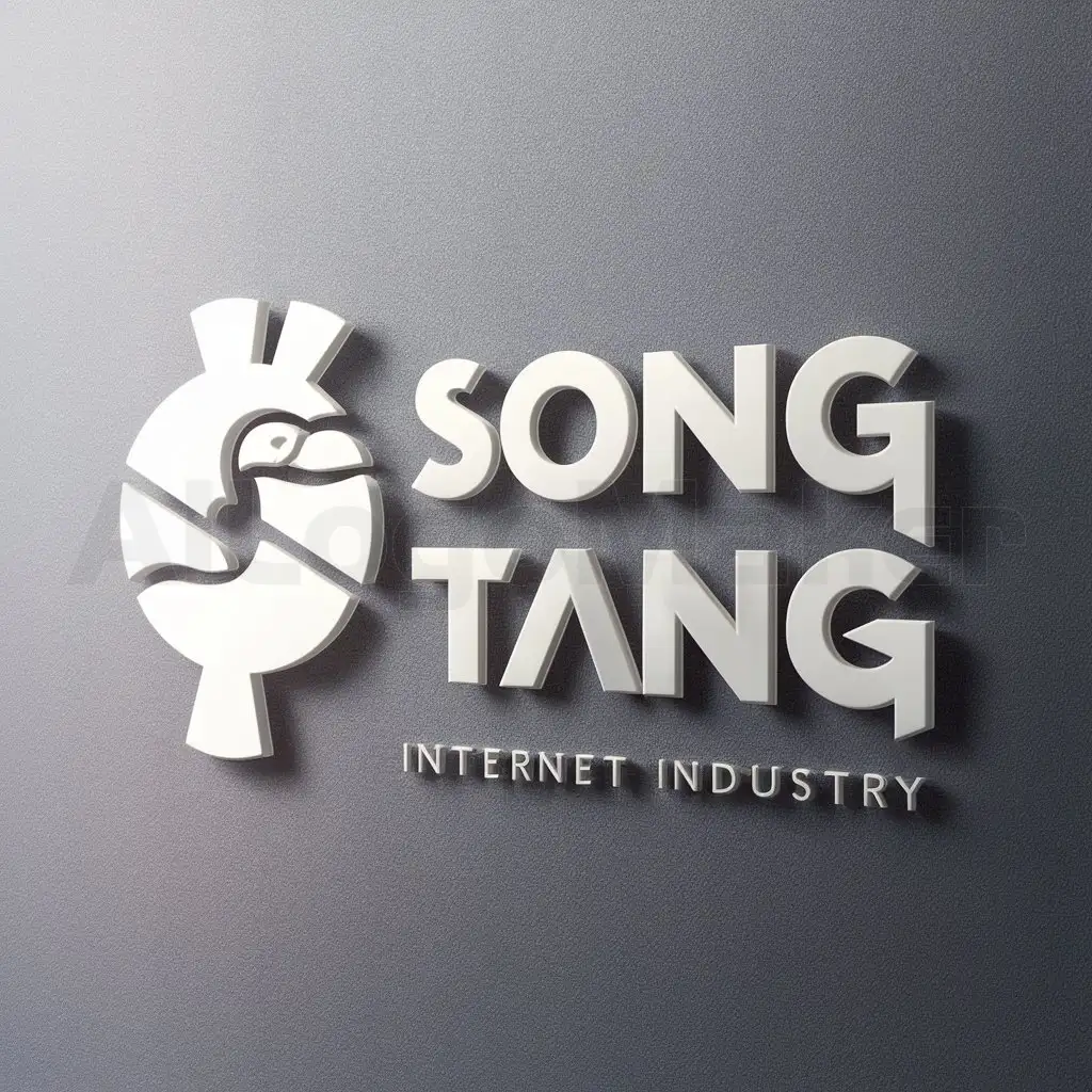 a logo design,with the text "song tang", main symbol:candy,Moderate,be used in Internet industry,clear background