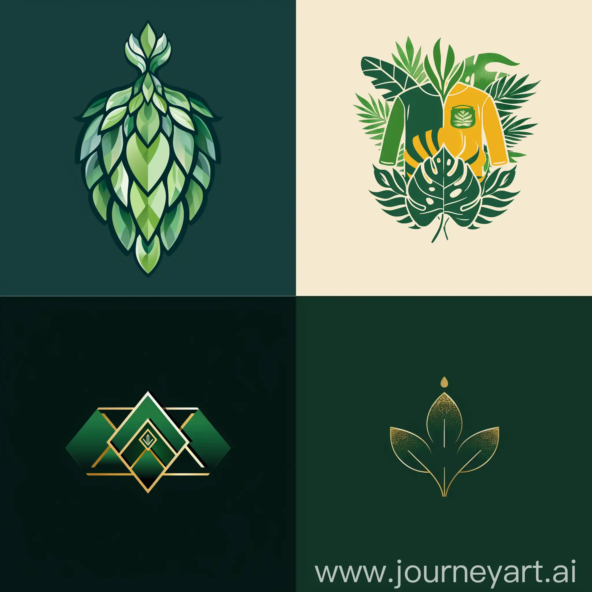 Green-Themed-Clothing-Store-Logo-Design