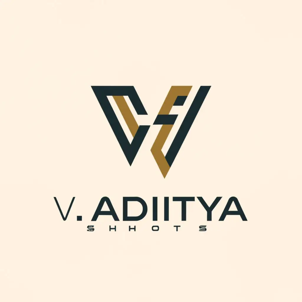 a logo design,with the text "v Aditya Shorts", main symbol:a,complex,be used in Others industry,clear background