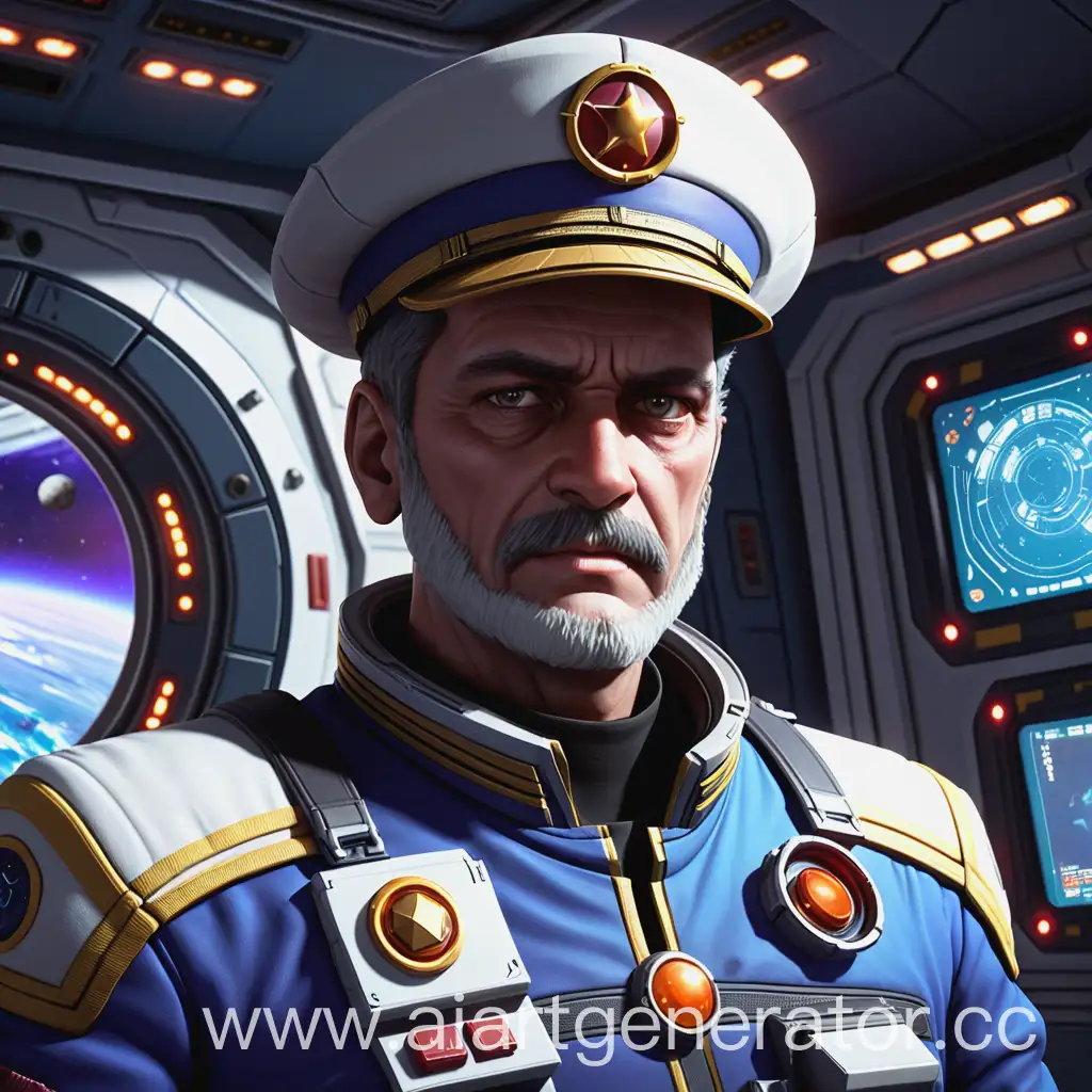 Капитан из игры space Station 13 