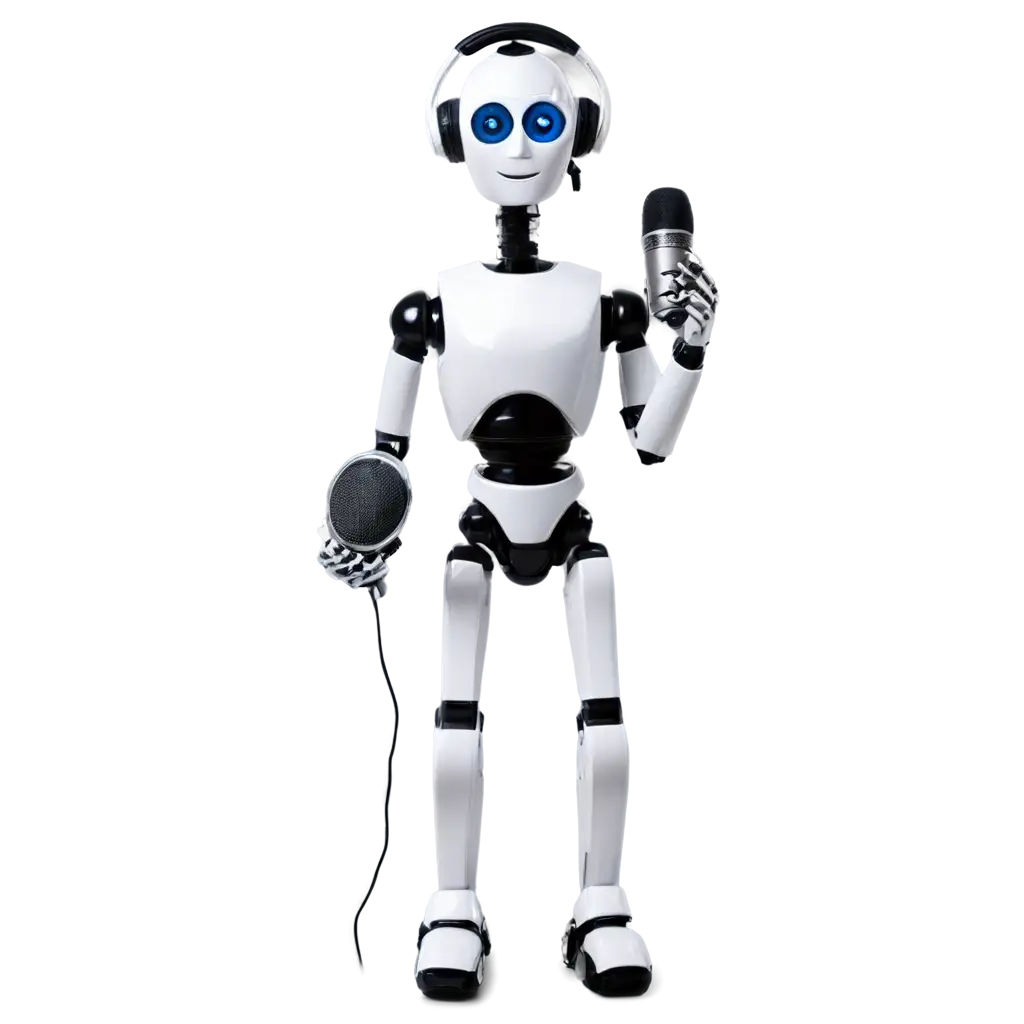 Robot-Speaking-on-a-Mic-Wearing-Headphones-PNG-HighQuality-Image-for-Your-Projects