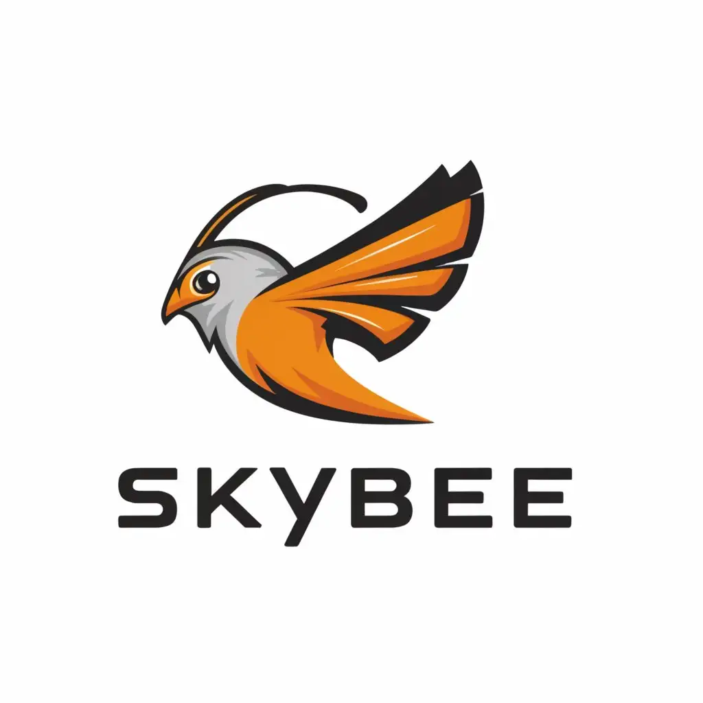 a logo design,with the text "SKYBEE'S", main symbol:Flying,Moderate,be used in Others industry,clear background