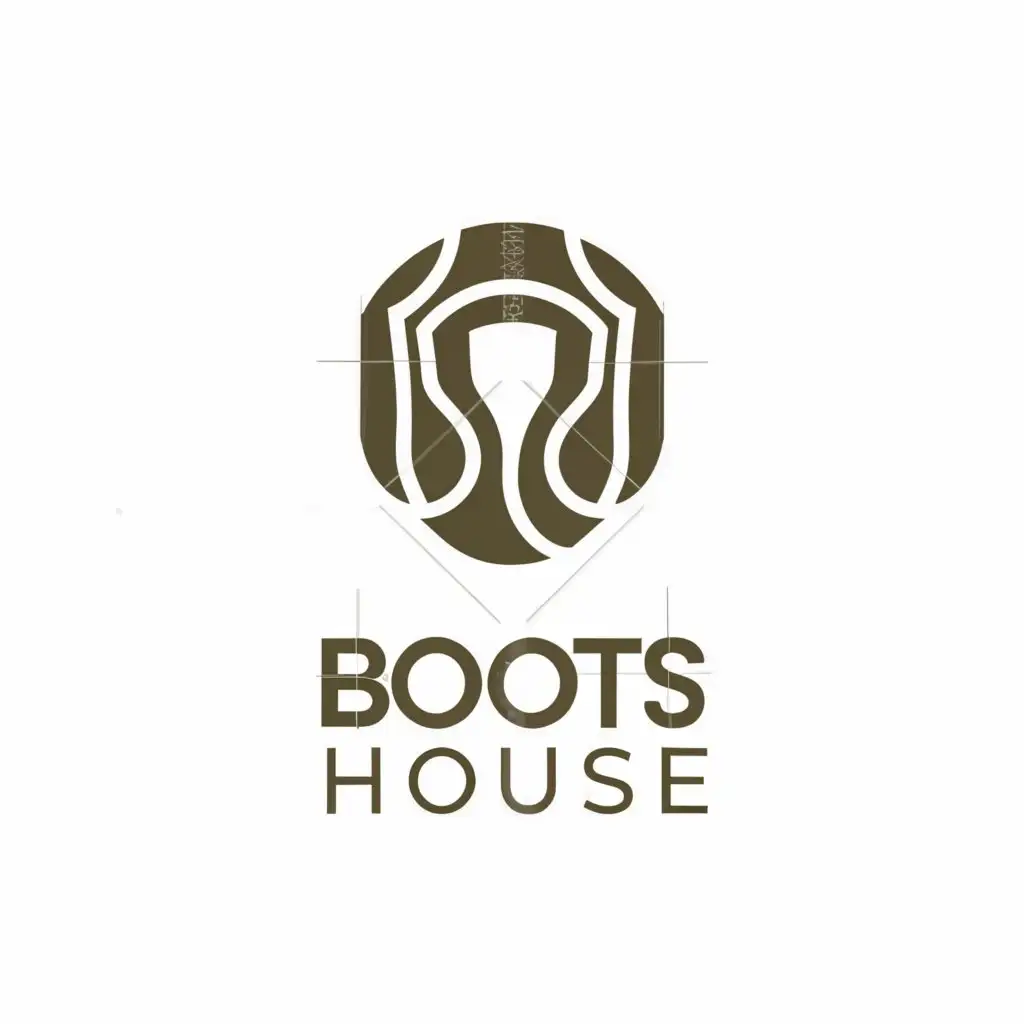 a logo design,with the text "Boots House", main symbol:footwear,Moderate,be used in Sports Fitness industry,clear background
