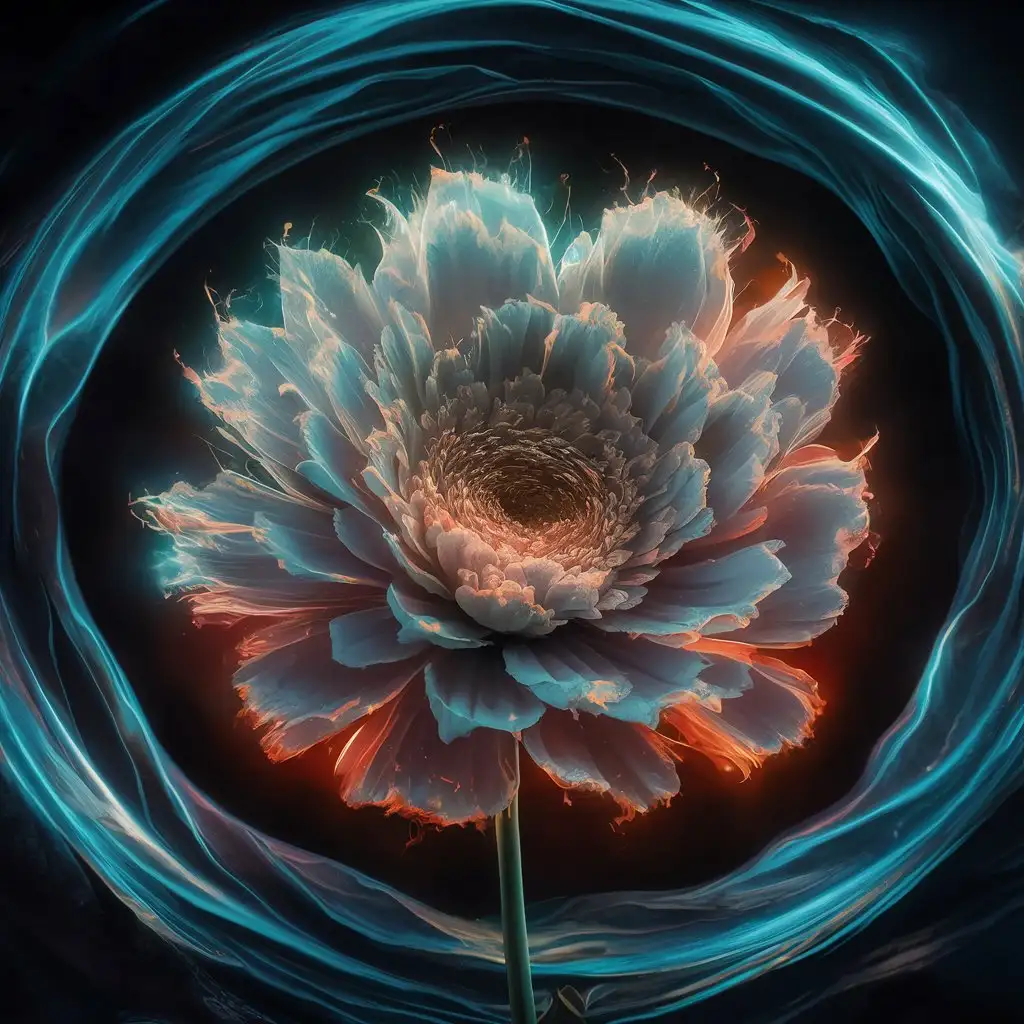 Digital-Art-NFT-Vibrant-Flower-Creation