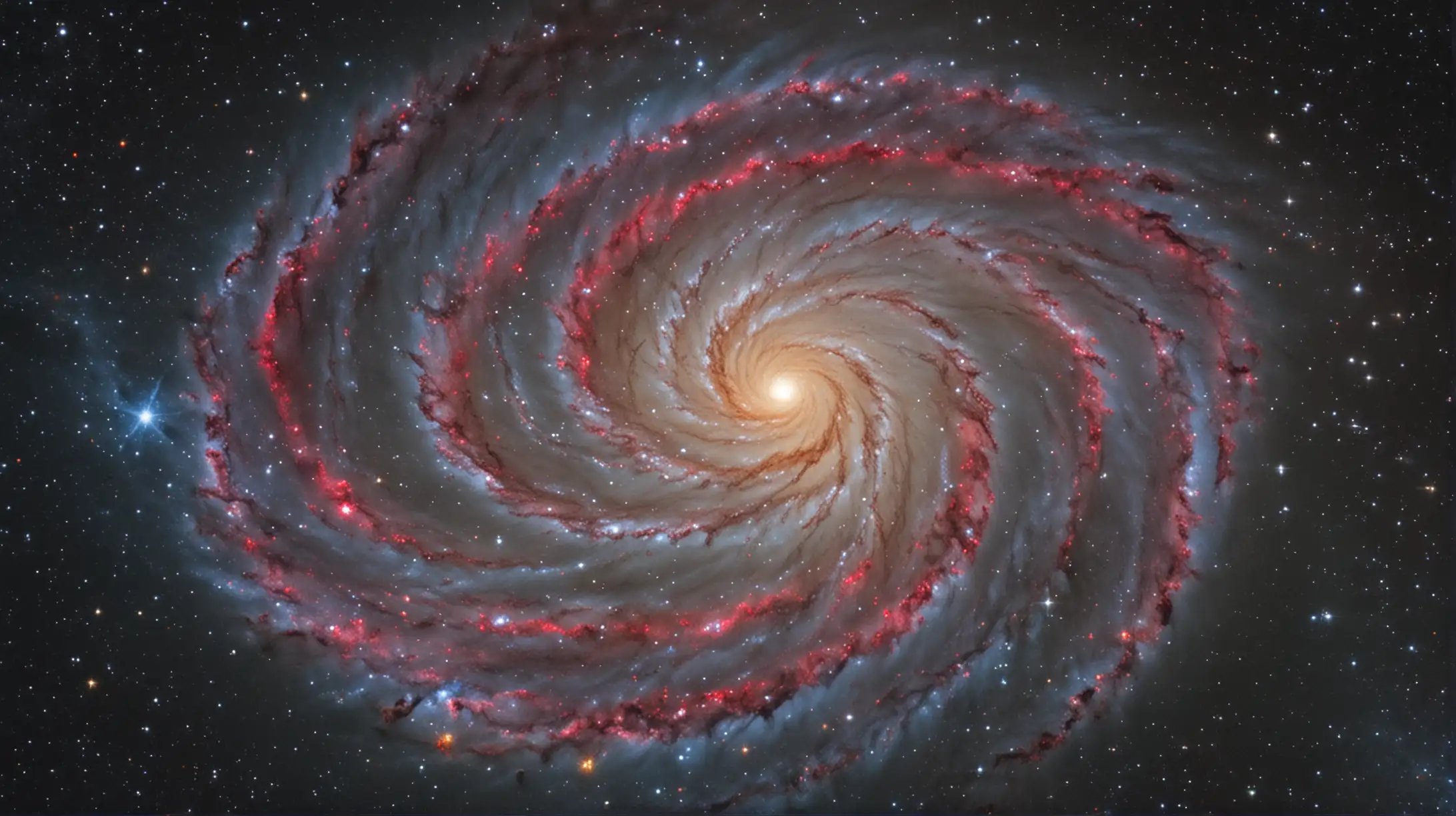Mesmerizing Spiral Galaxy in Deep Space