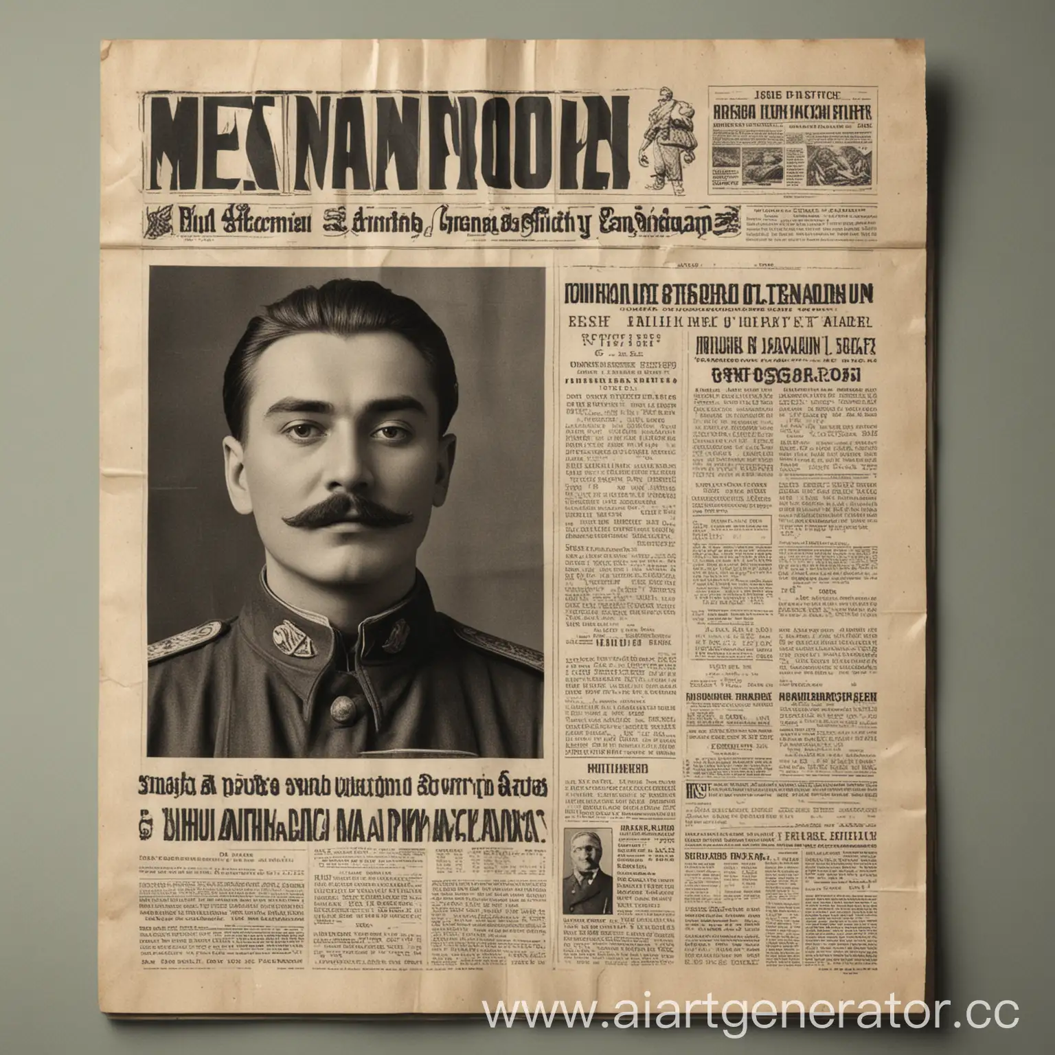 Vintage-Soviet-Newspaper-Advertisement-MockUp-from-the-1920s