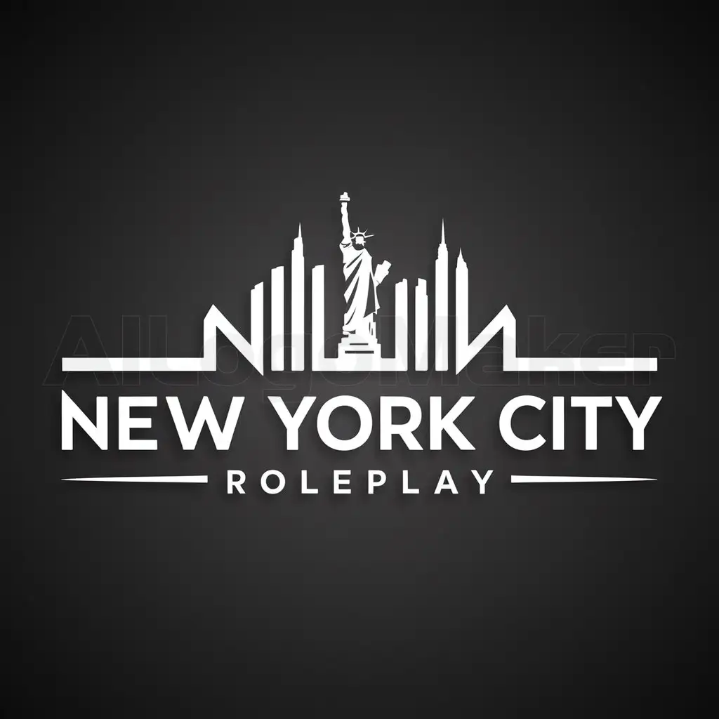 LOGO-Design-for-New-York-City-Roleplay-Urban-Chic-Text-with-City-Skyline-Emblem