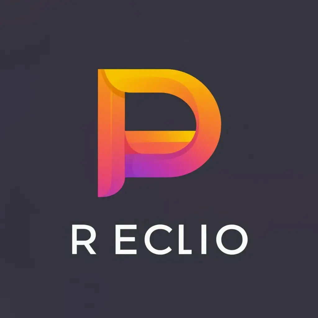 a logo design,with the text "Reclio", main symbol:R,Moderate,be used in Education industry,clear background