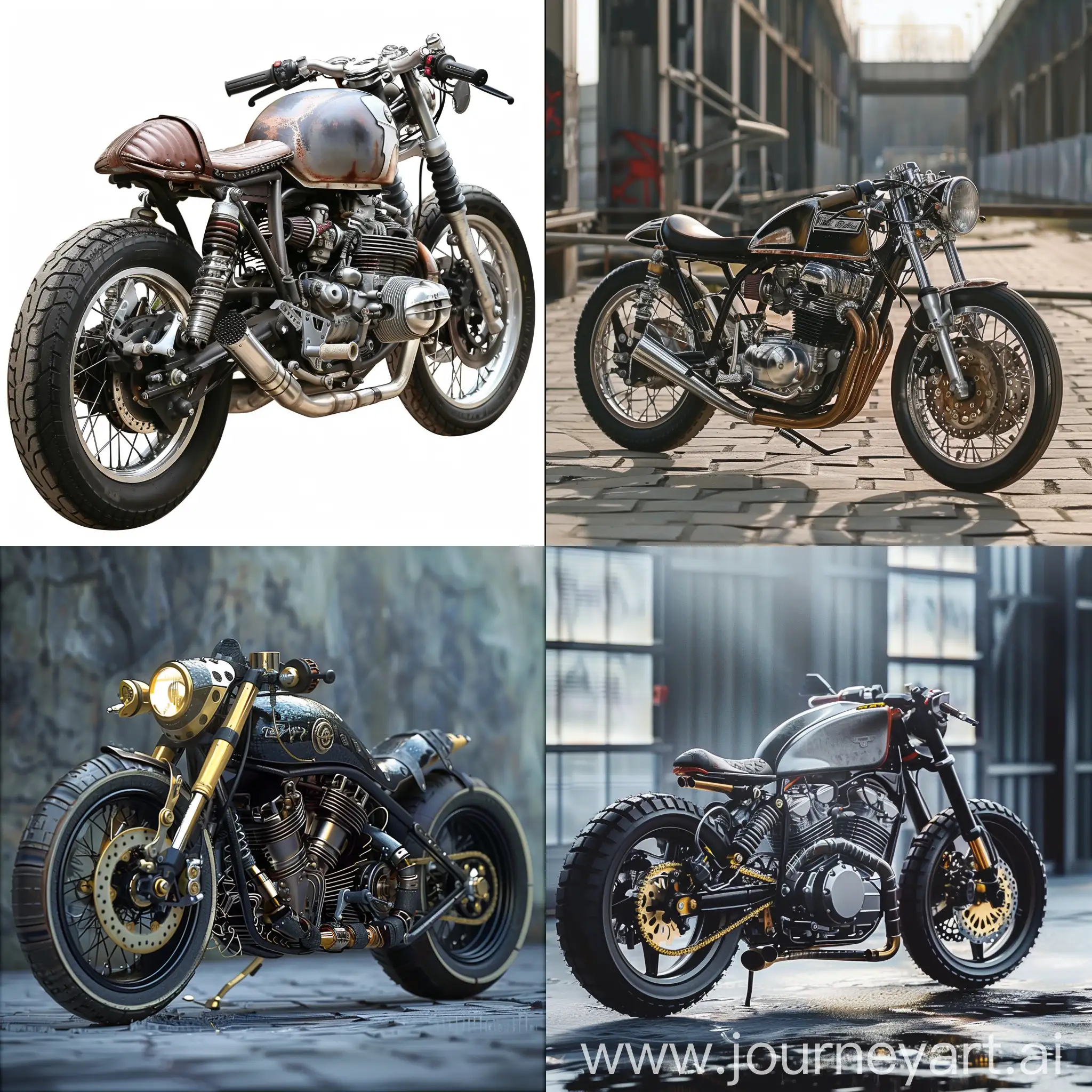 Dieselpunk-Style-Motorcycle-Cafe-Racer