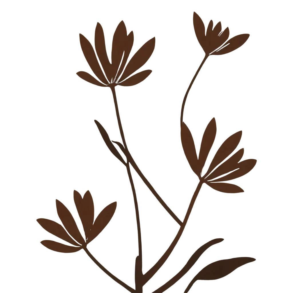 Vivid-Brown-Flowers-PNG-Captivating-Natures-Elegance-in-HighQuality-Image-Format