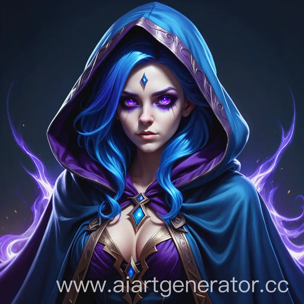 Mystical-Sorceress-with-Blue-Hair-and-Royal-Blue-Cloak