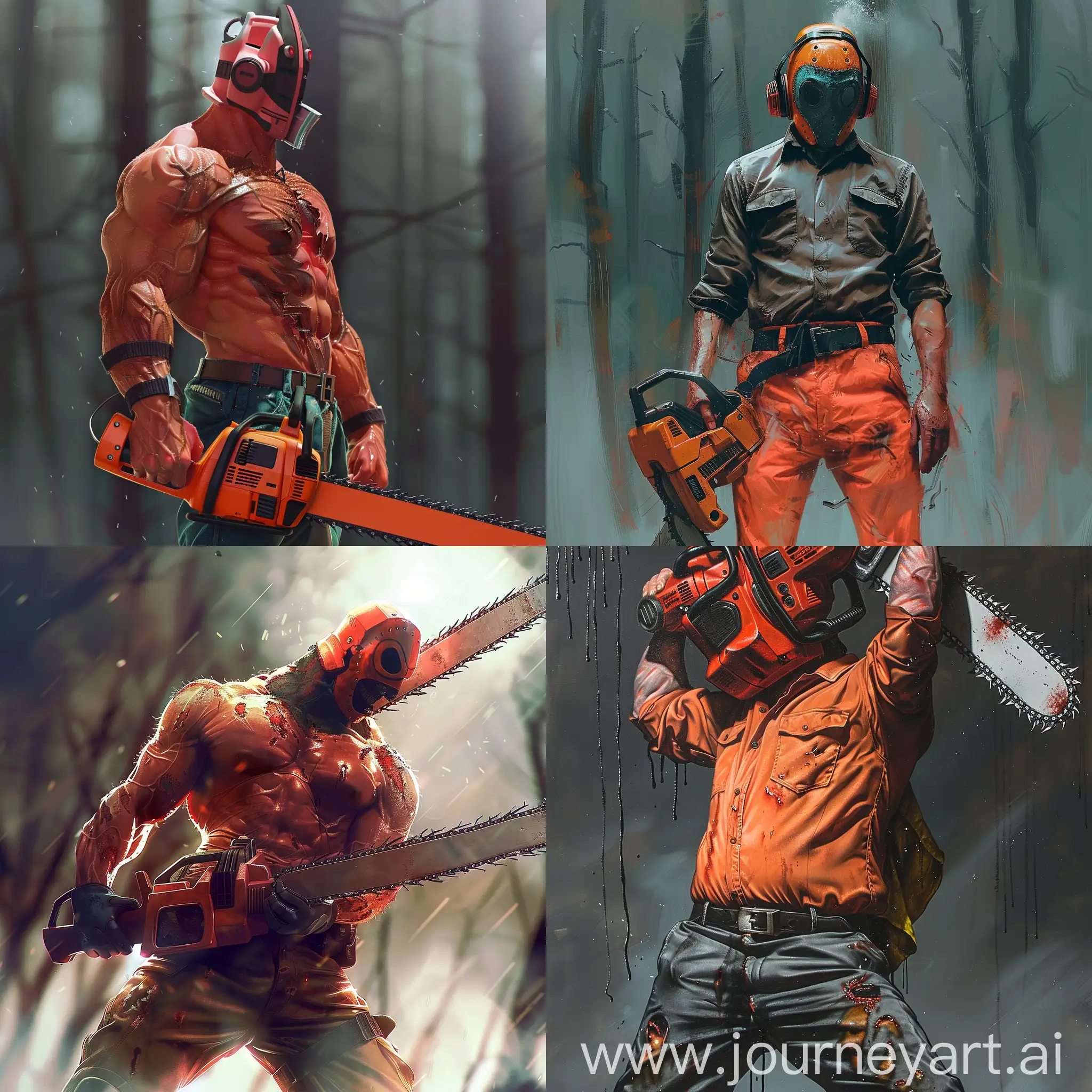 Hyper-Realism-Anime-Character-Chainsaw-Man-Power
