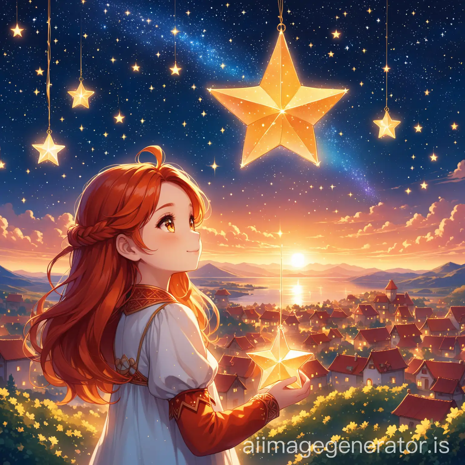 There was a girl in a small village named Lina. Lina was a lovable and imaginative girl. She always dreamed of the stars and distant places. One of her biggest wishes was to have her own star.