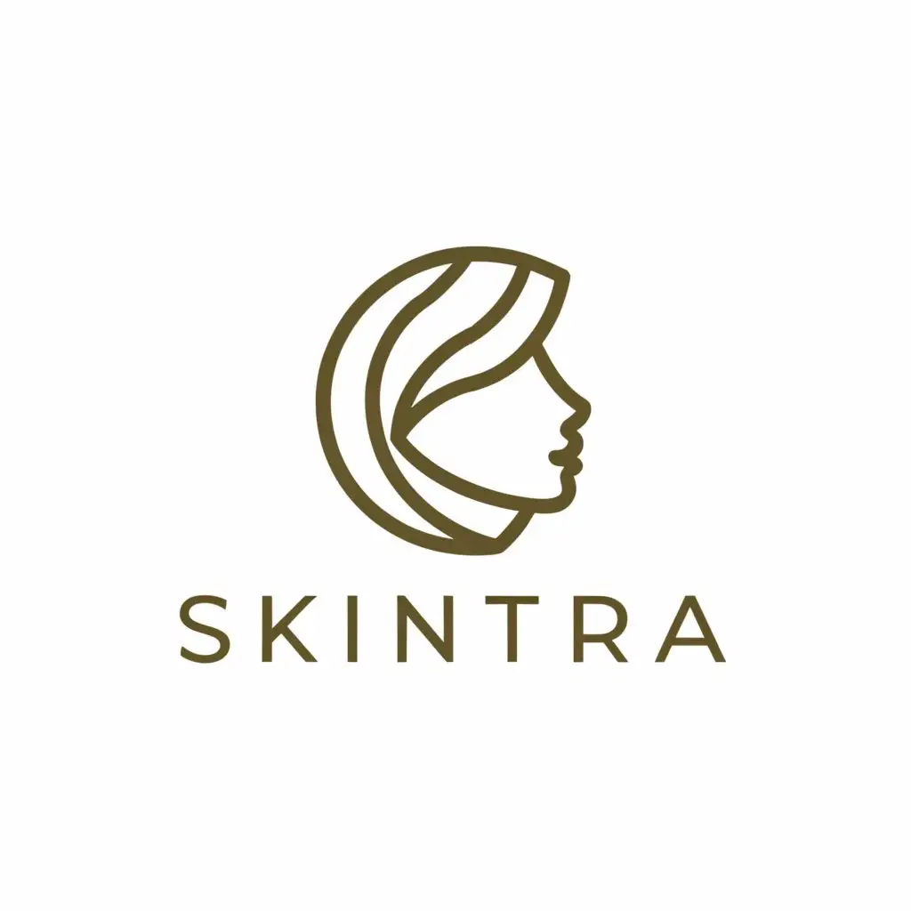 a logo design,with the text "Skintara", main symbol:Skincare shop,Minimalistic,be used in Beauty Spa industry,clear background