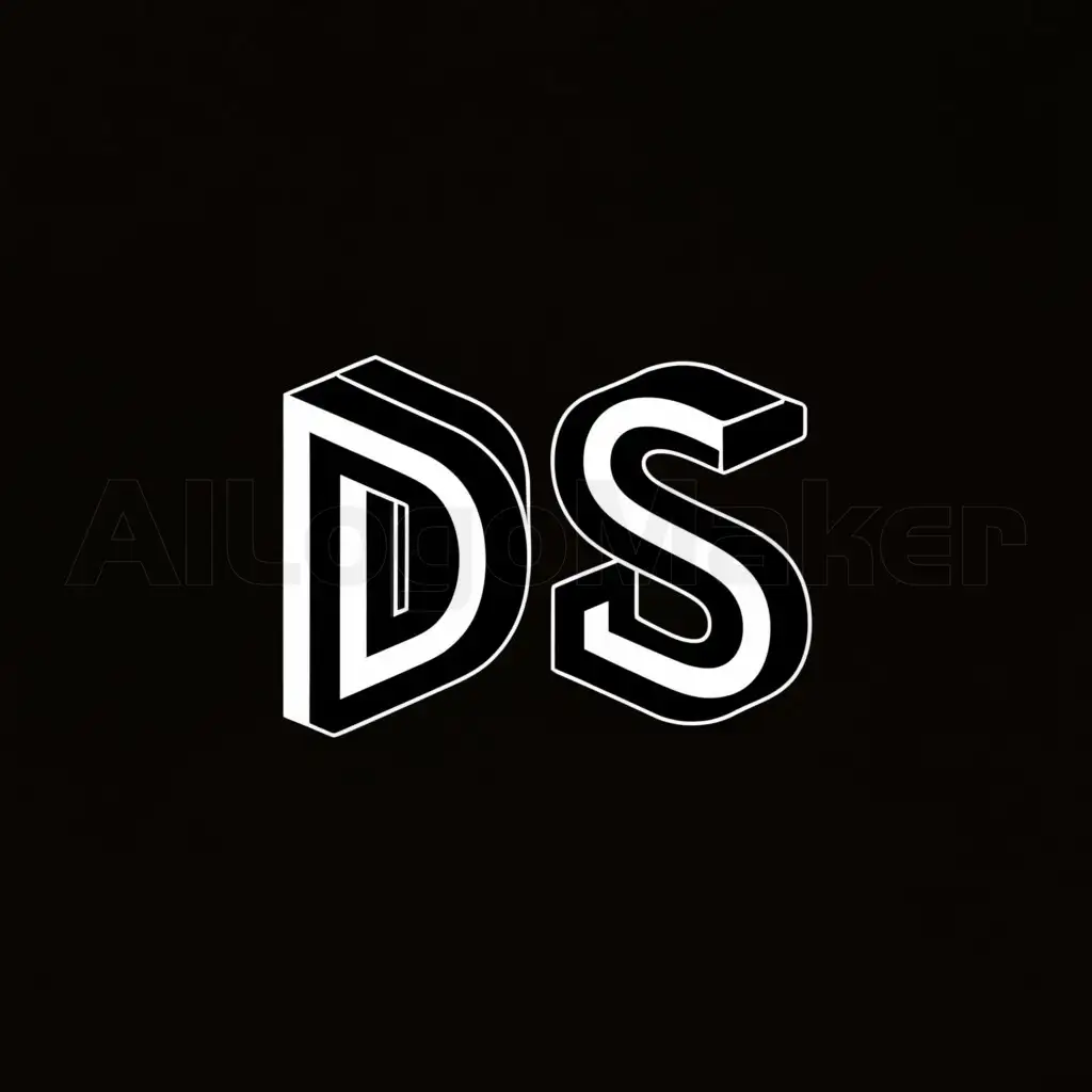 a logo design,with the text "Design Studio", main symbol:DS,Moderate,be used in graphic designing industry,clear background