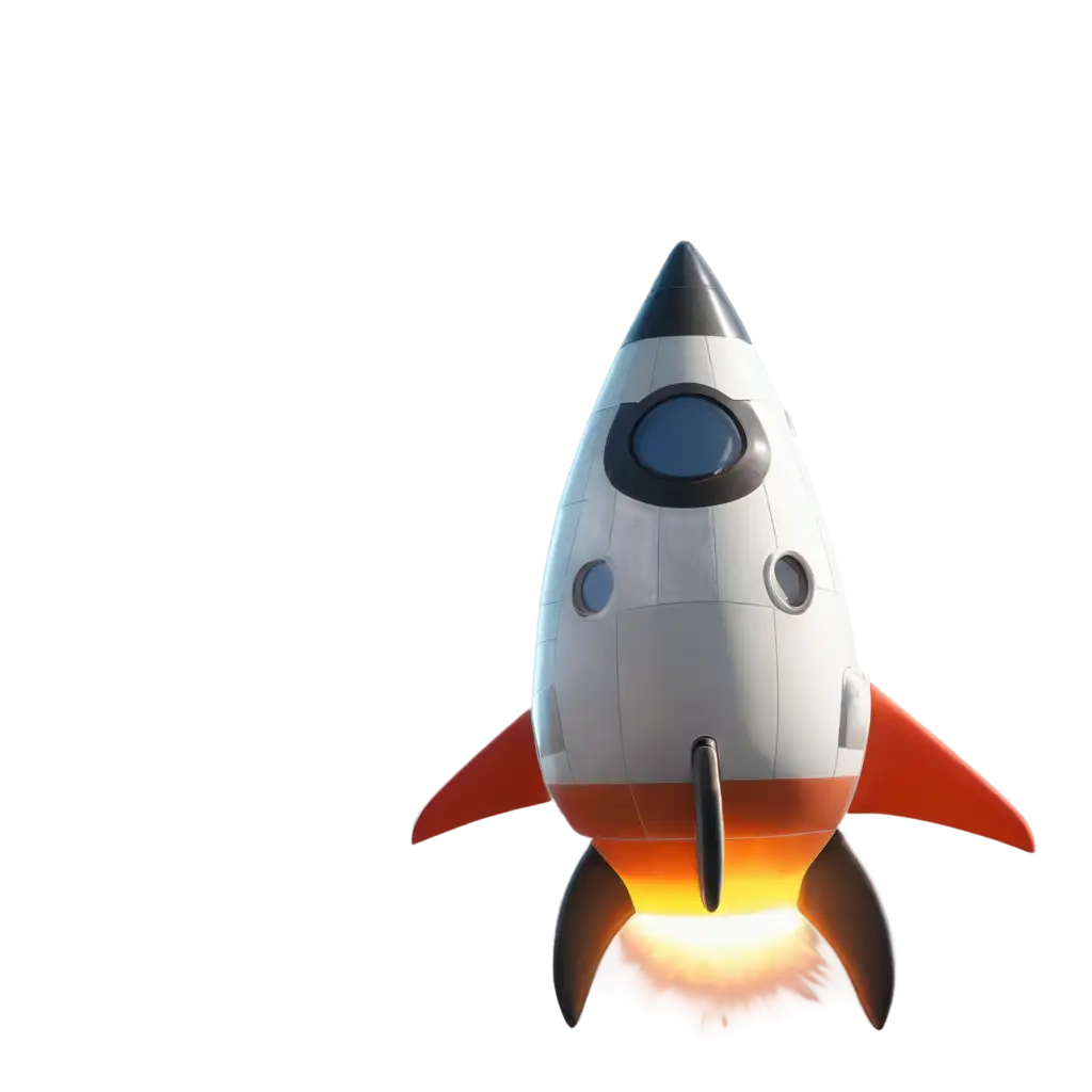 HighQuality-Rocket-PNG-Image-Ignite-Your-Designs-with-Crystal-Clear-Visuals