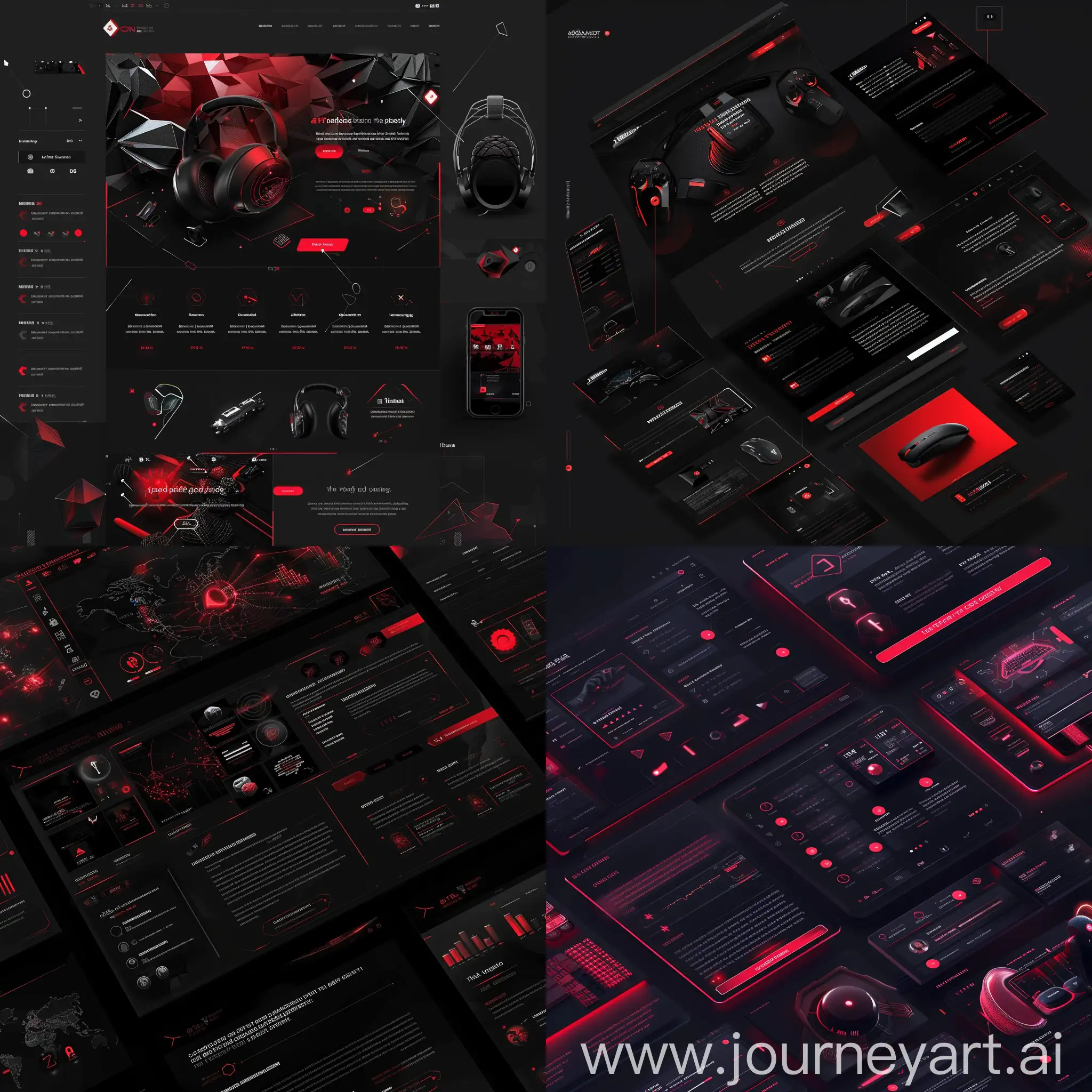 Futuristic-Neon-Website-Design-in-Dark-Tones-with-3D-Icons