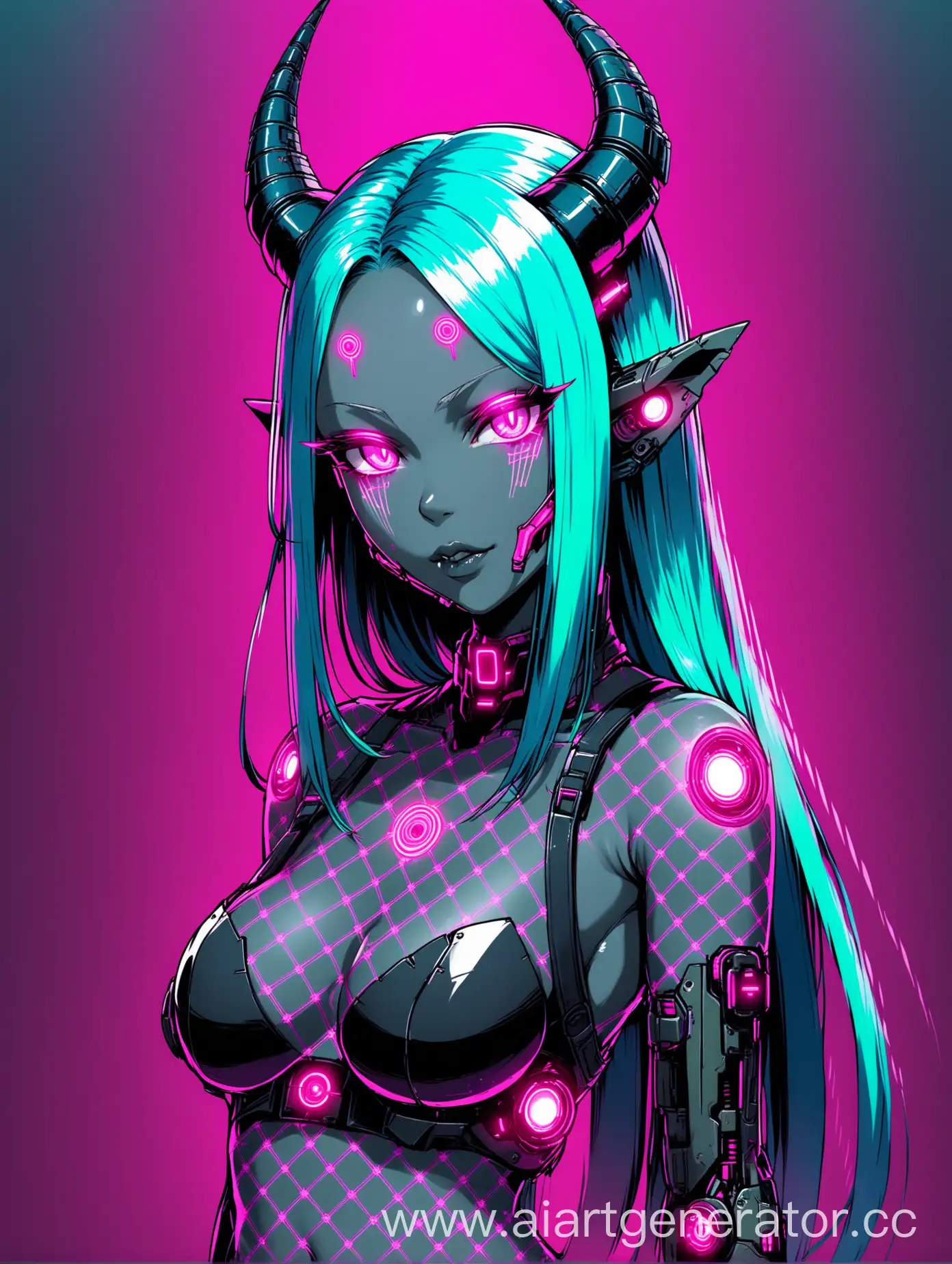 Cyberpunk-Demon-Girl-with-Blue-and-Pink-Horns-and-Cyborg-Features