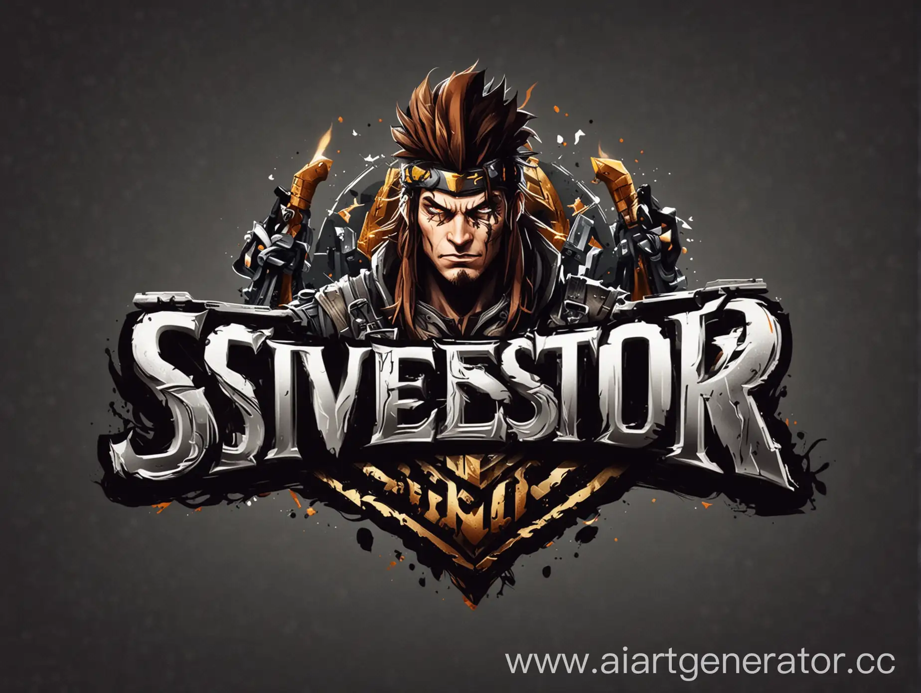 Логотип Silvestor в игровом стиле