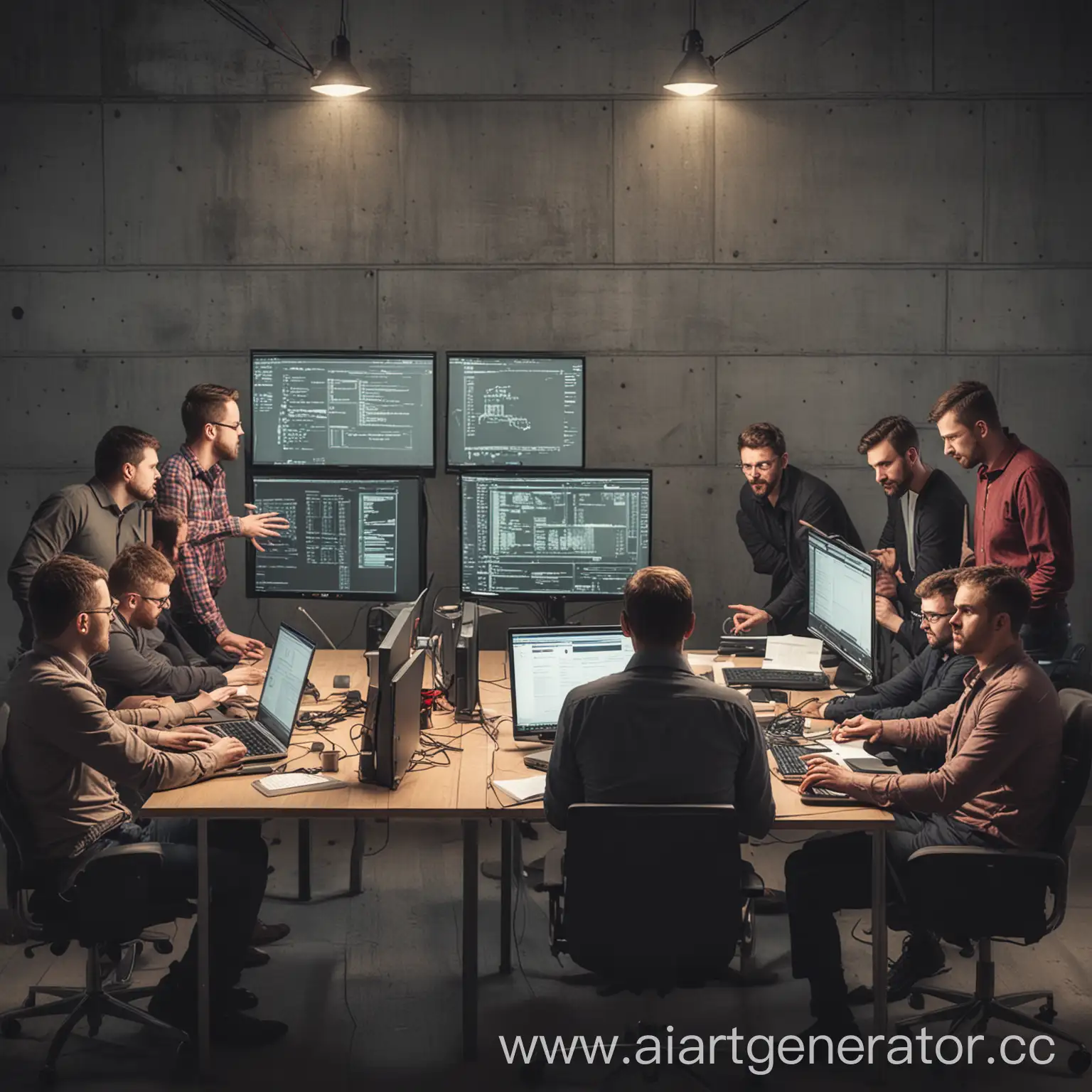 Cybersecurity-Analysts-Engaged-in-Penetration-Testing-Defense